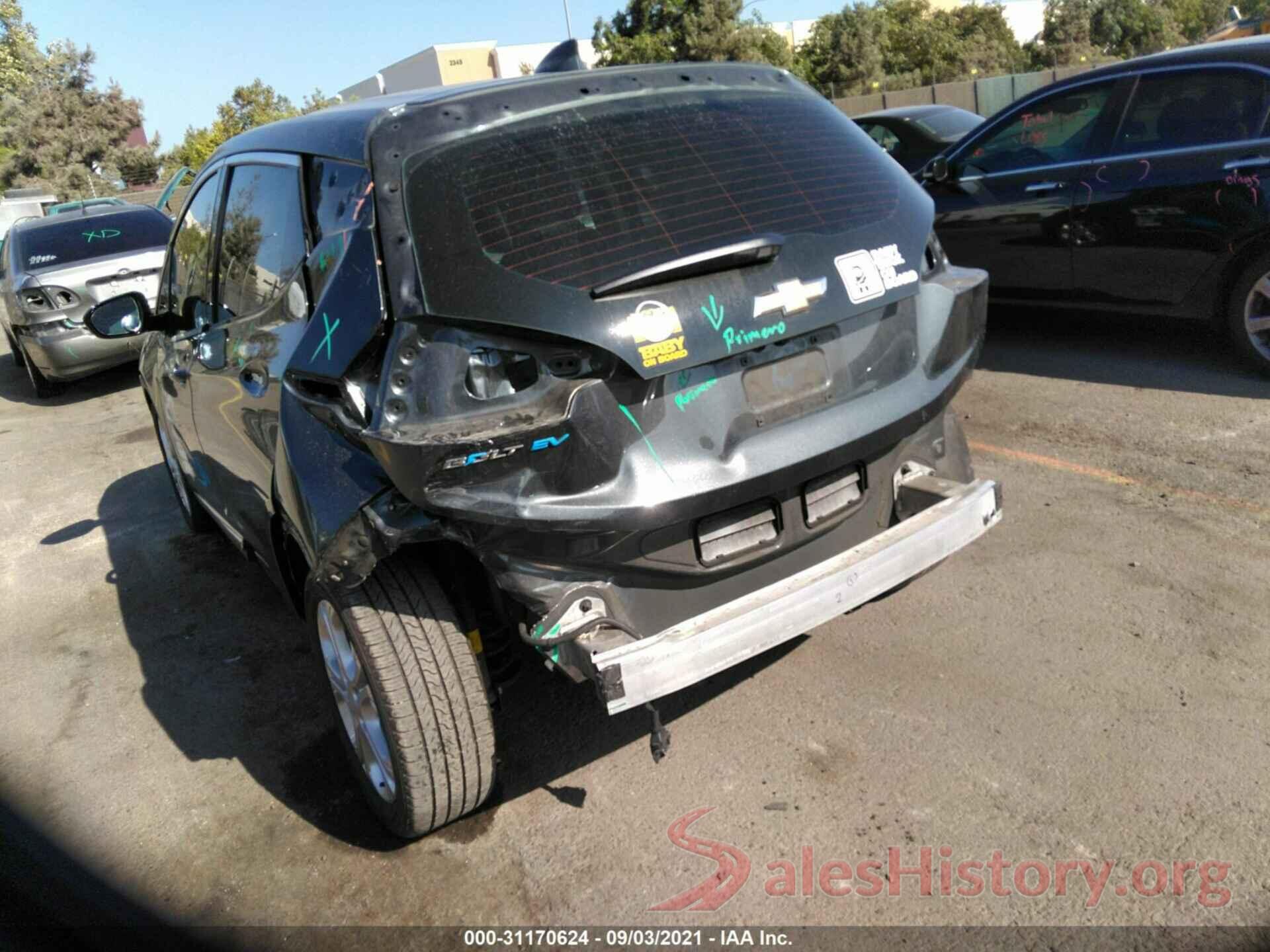 1G1FW6S06H4190540 2017 CHEVROLET BOLT EV