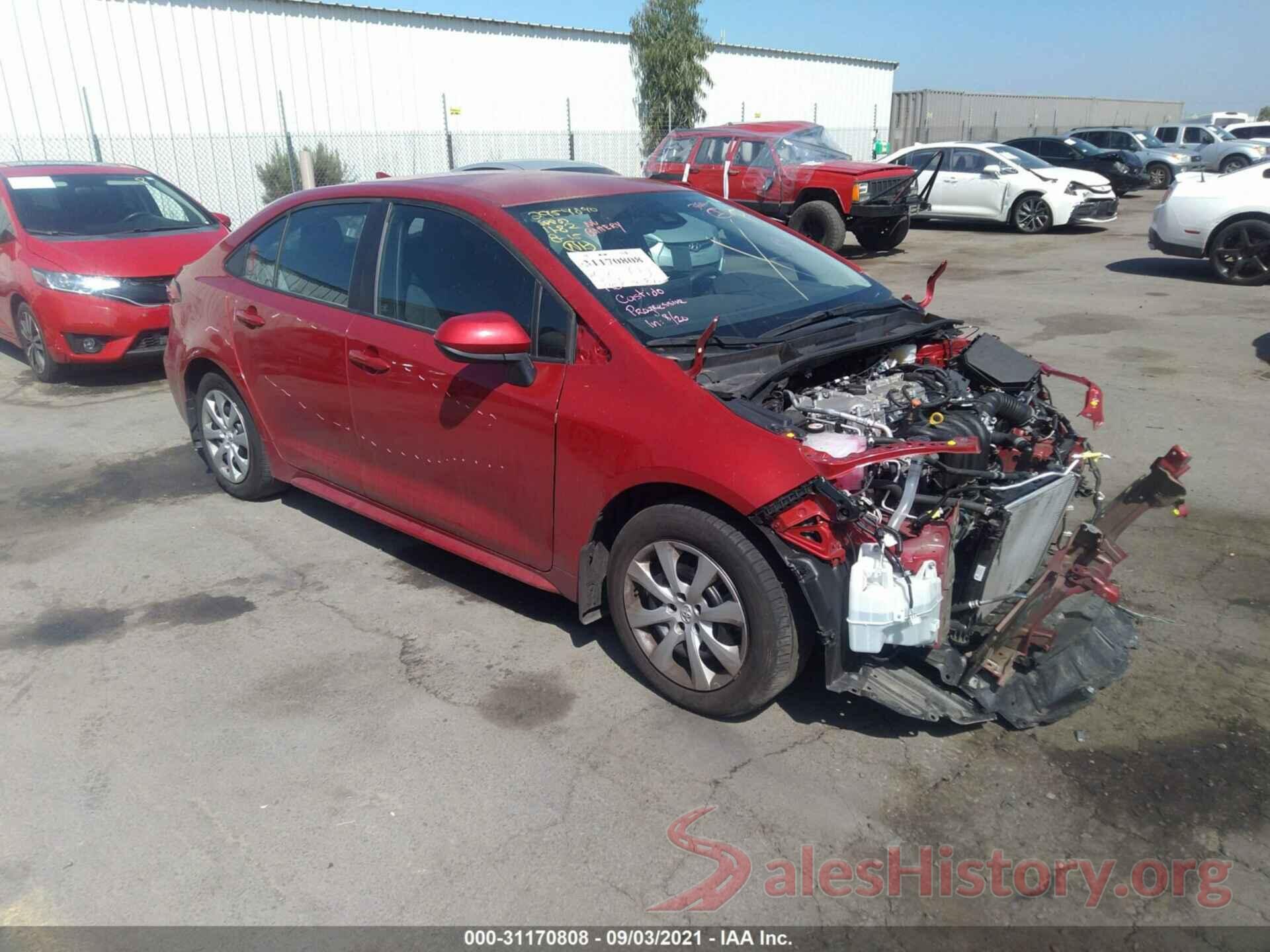 5YFEPRAE9LP085124 2020 TOYOTA COROLLA