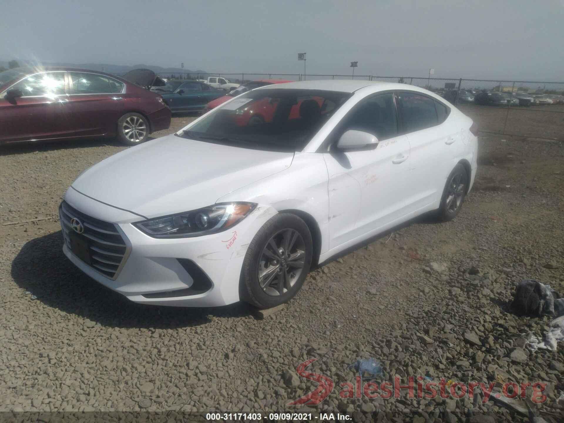 5NPD84LF1JH256170 2018 HYUNDAI ELANTRA