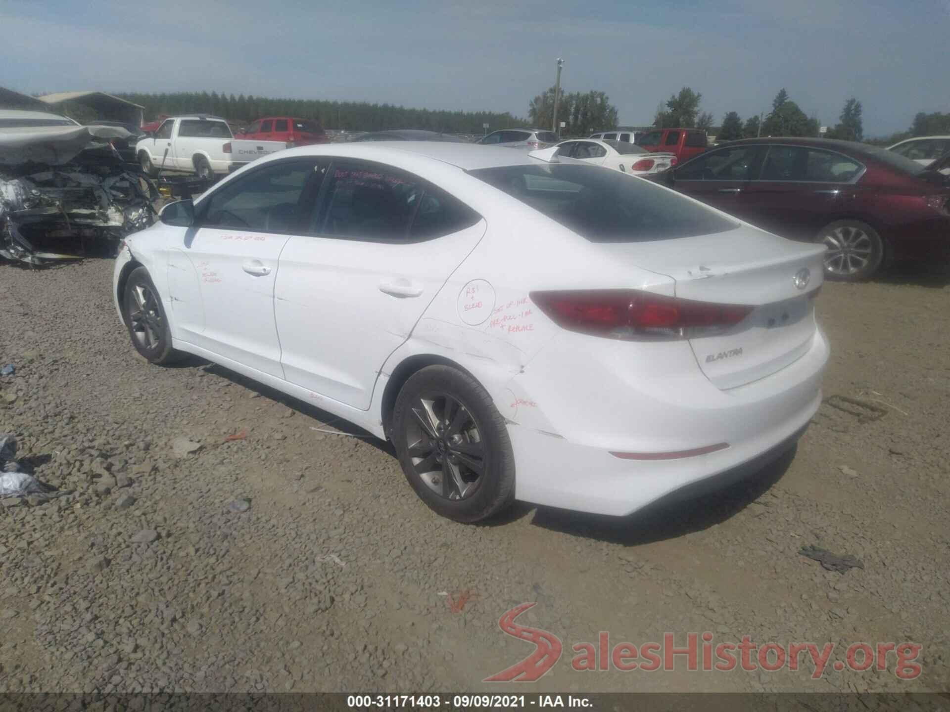 5NPD84LF1JH256170 2018 HYUNDAI ELANTRA