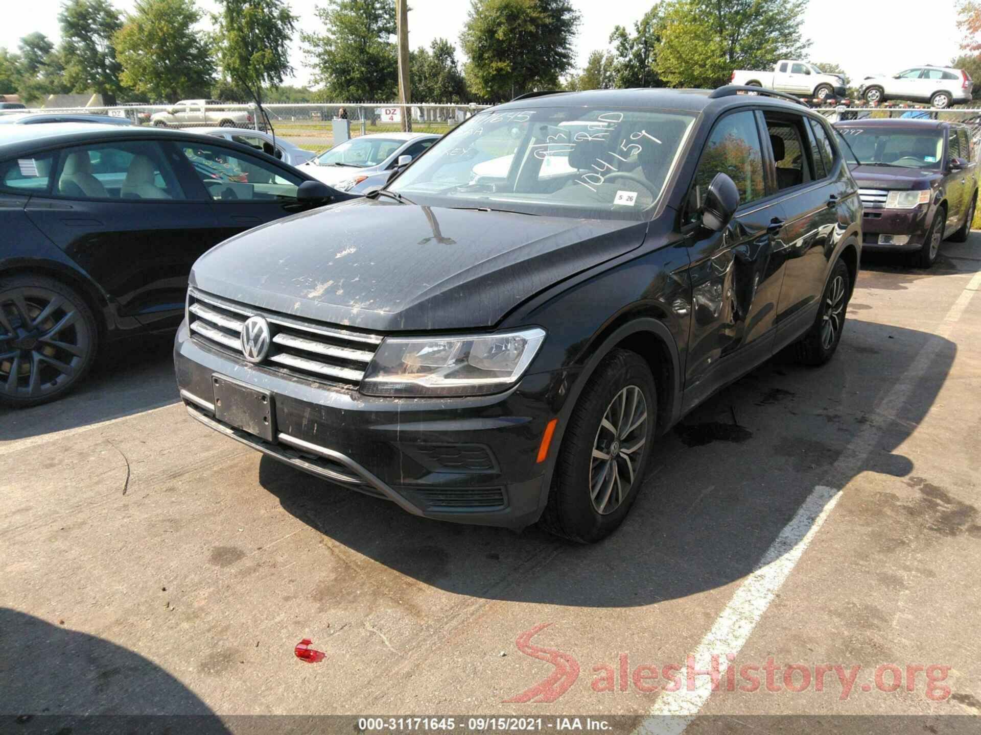 3VV0B7AX3MM104159 2021 VOLKSWAGEN TIGUAN