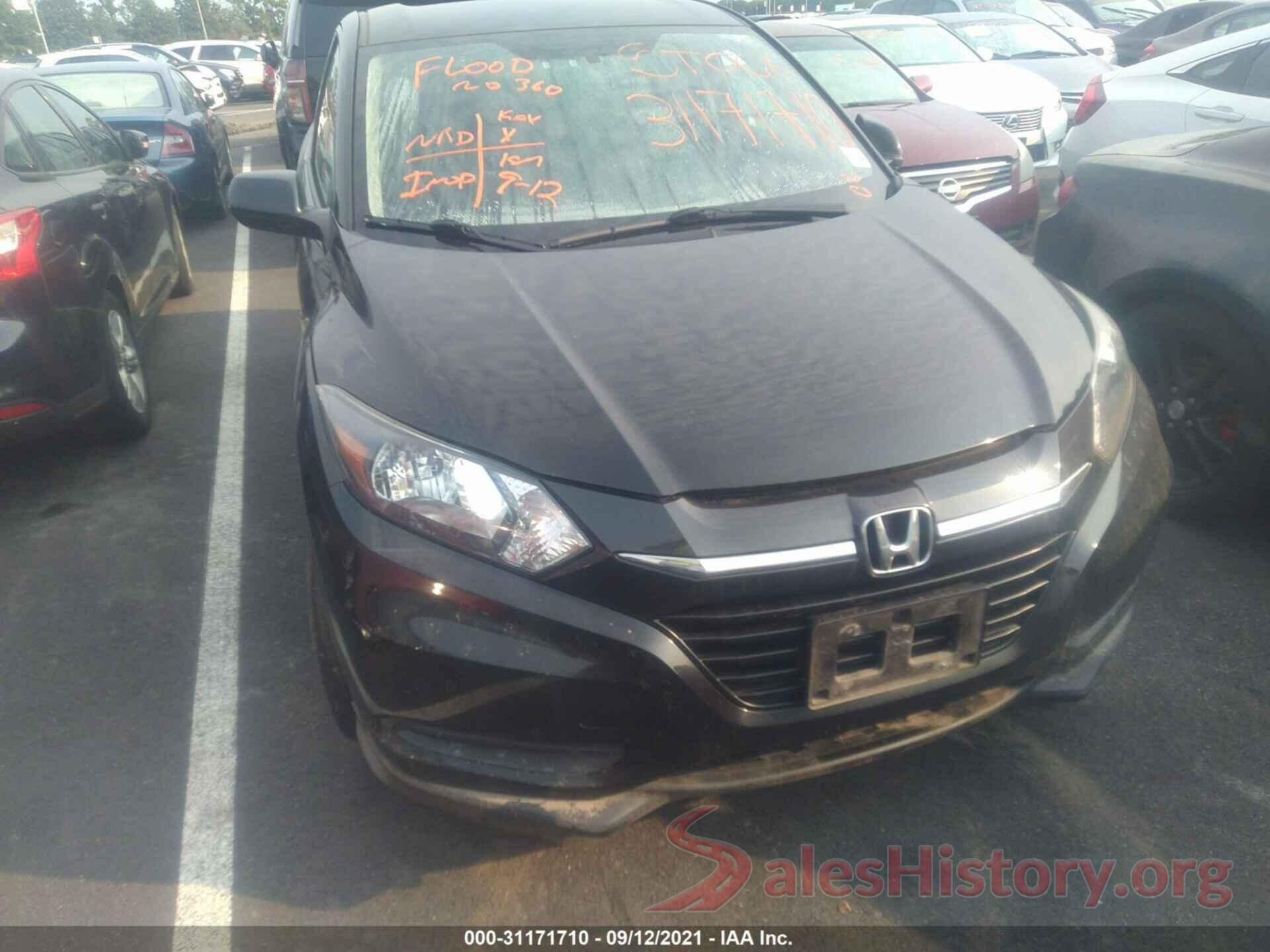 3CZRU6H31GM745290 2016 HONDA HR-V