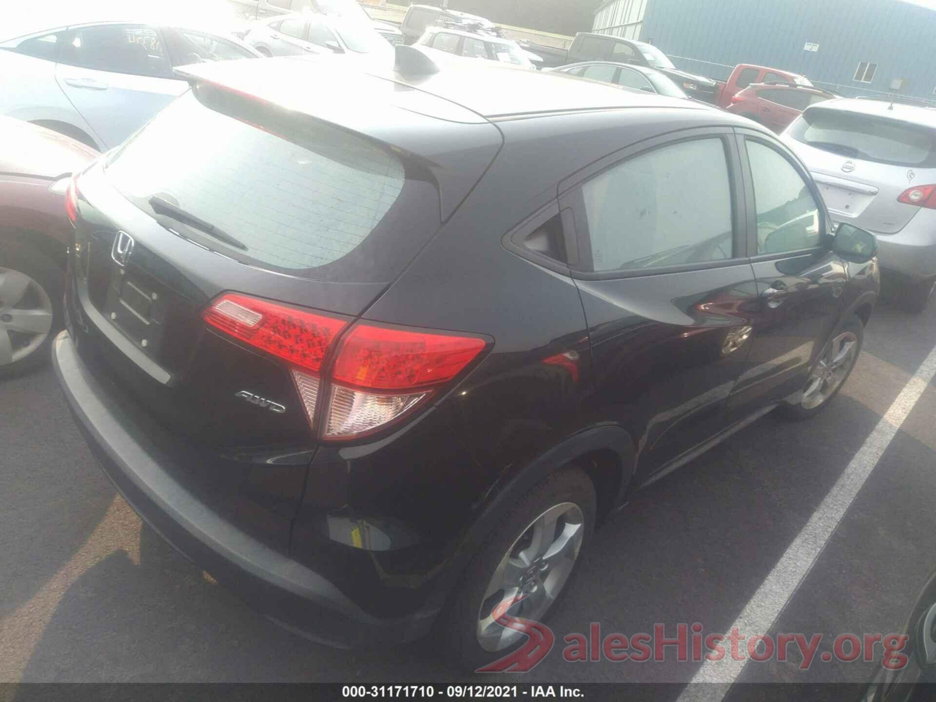 3CZRU6H31GM745290 2016 HONDA HR-V