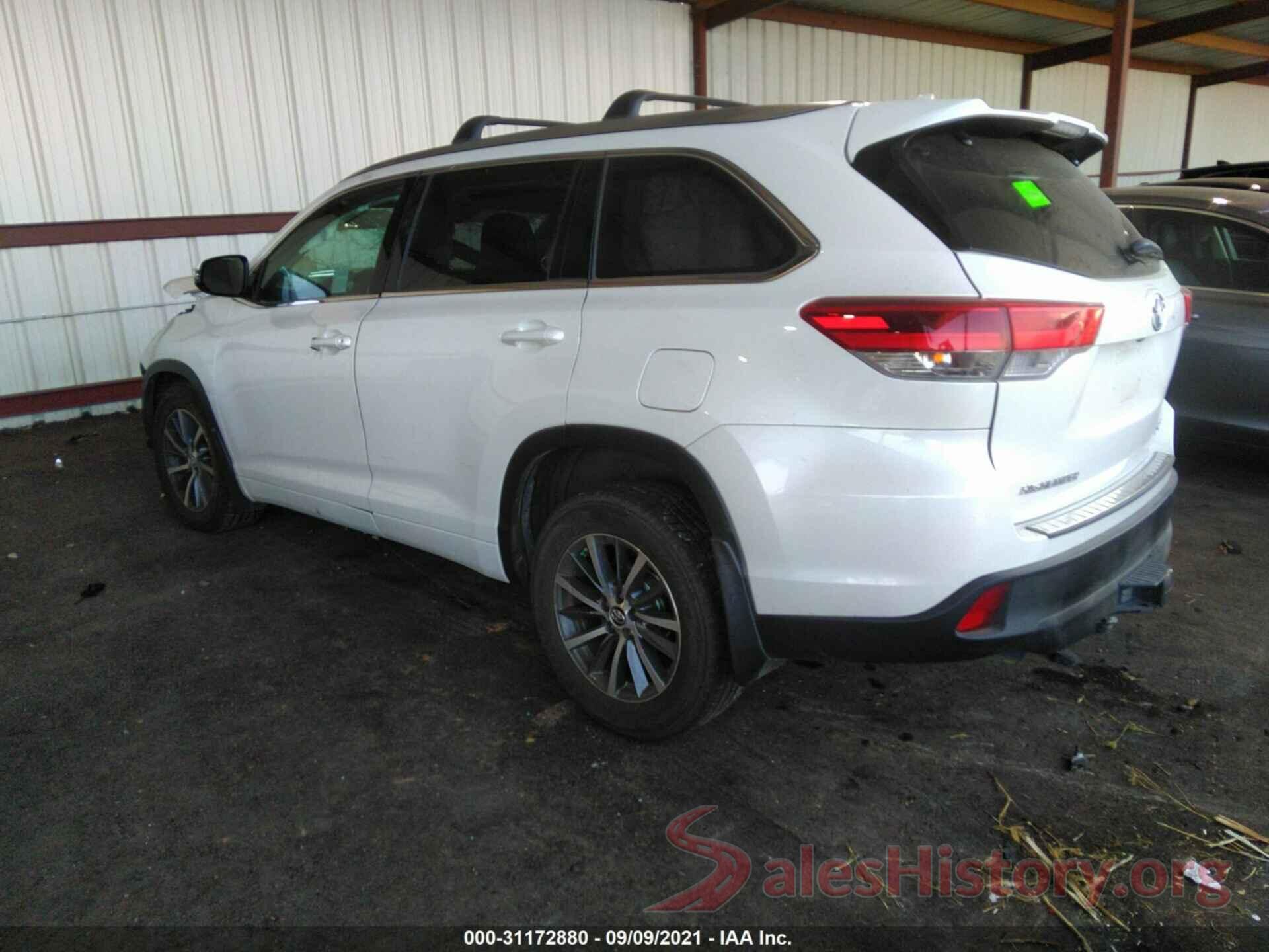 5TDJZRFHXHS517245 2017 TOYOTA HIGHLANDER