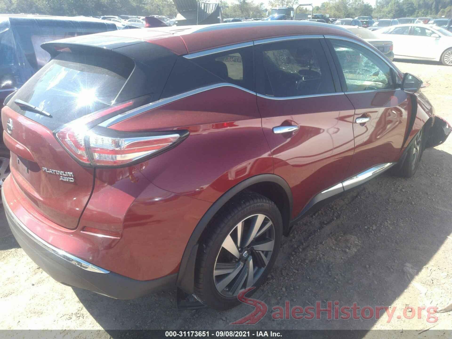 5N1AZ2MH5GN156825 2016 NISSAN MURANO