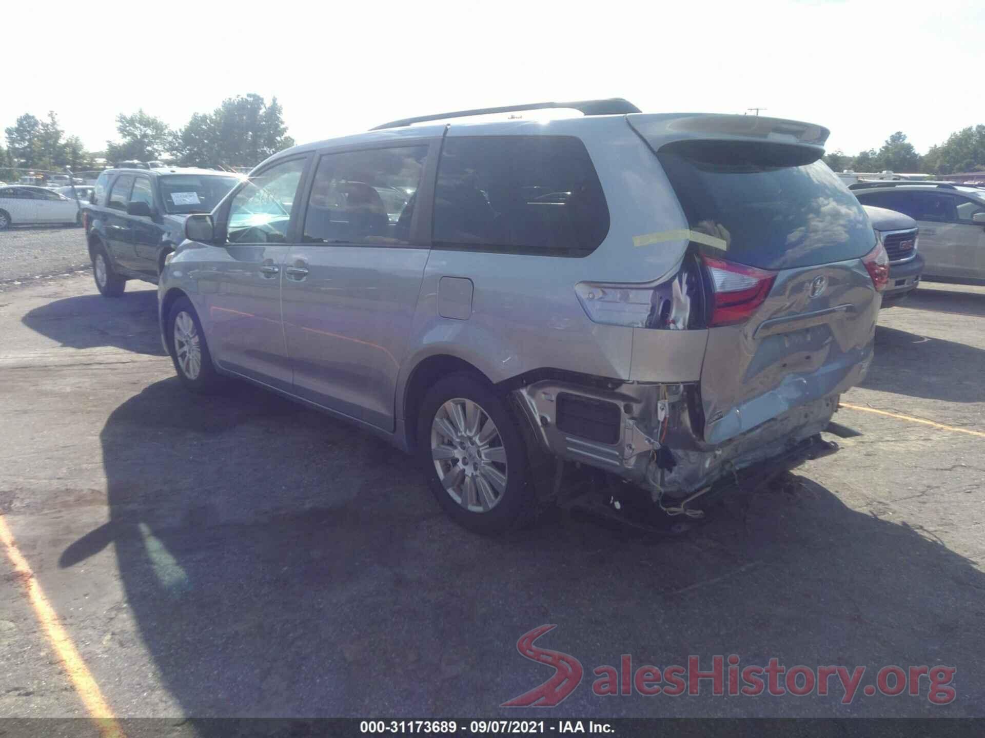 5TDDZ3DC0HS166864 2017 TOYOTA SIENNA