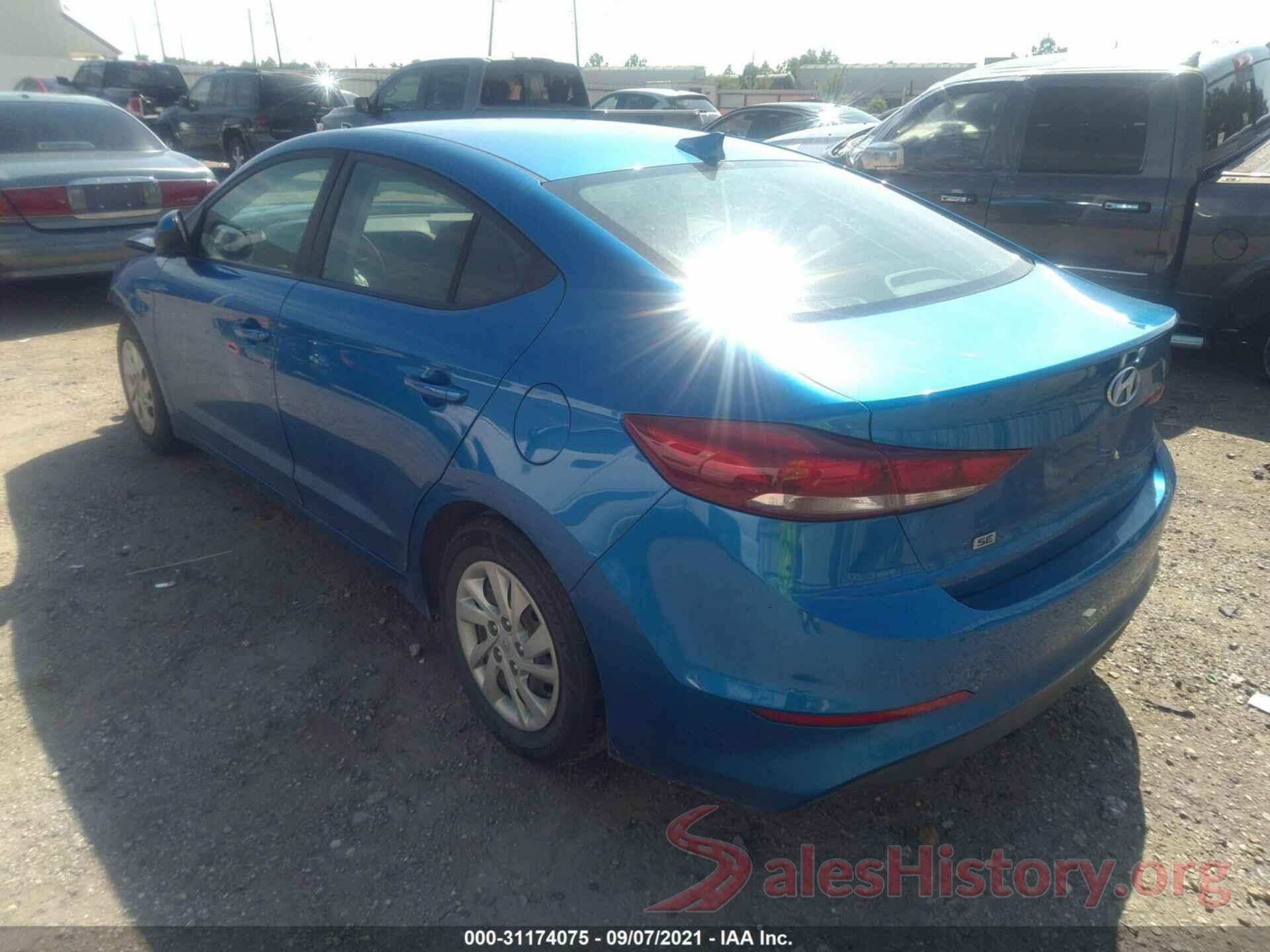 5NPD74LF2HH078489 2017 HYUNDAI ELANTRA