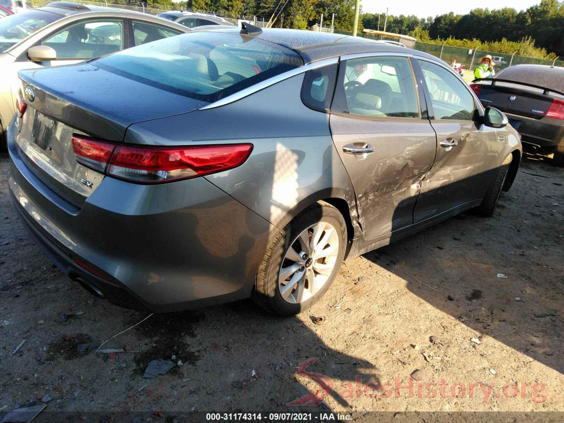 5XXGU4L34GG010524 2016 KIA OPTIMA