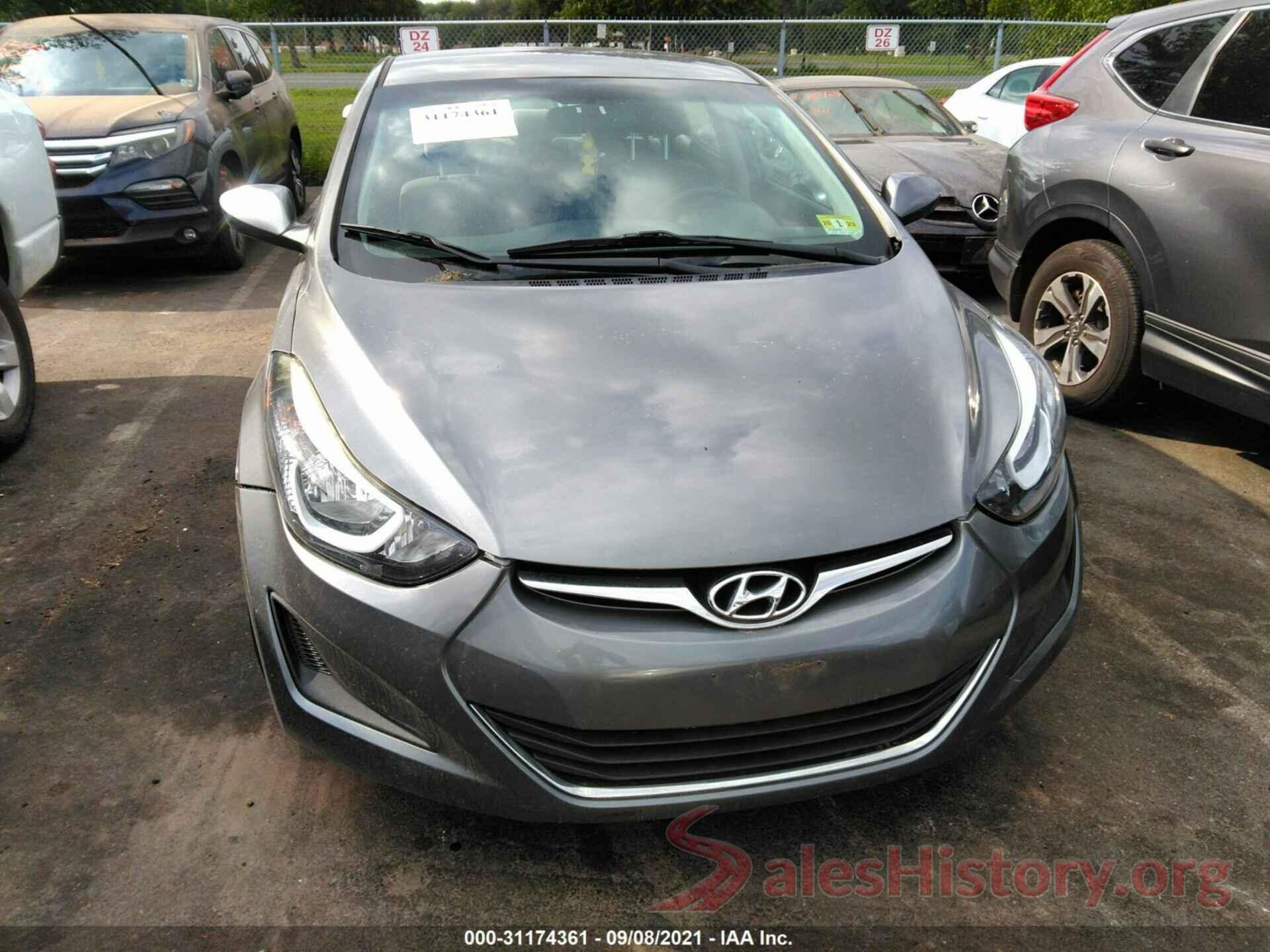 KMHDH4AE6GU638246 2016 HYUNDAI ELANTRA