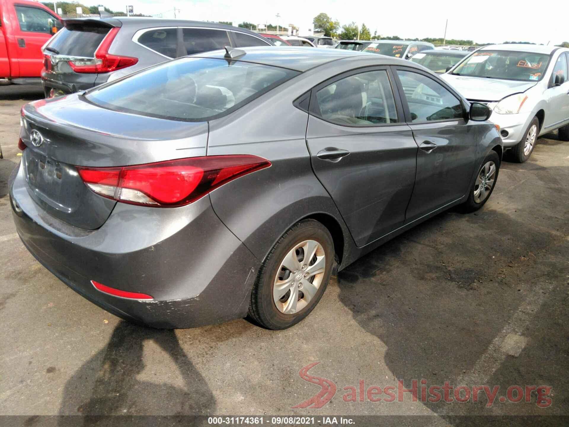 KMHDH4AE6GU638246 2016 HYUNDAI ELANTRA