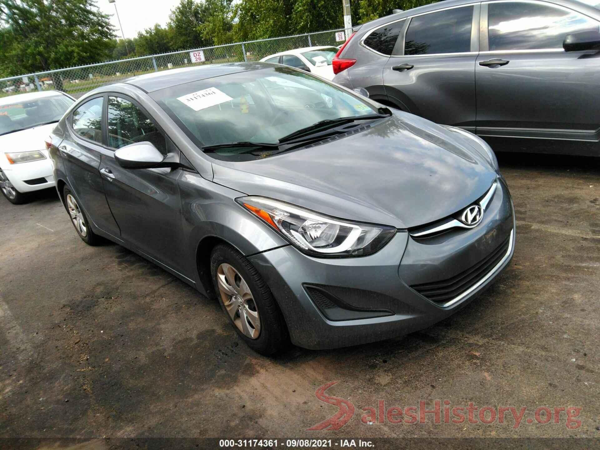 KMHDH4AE6GU638246 2016 HYUNDAI ELANTRA