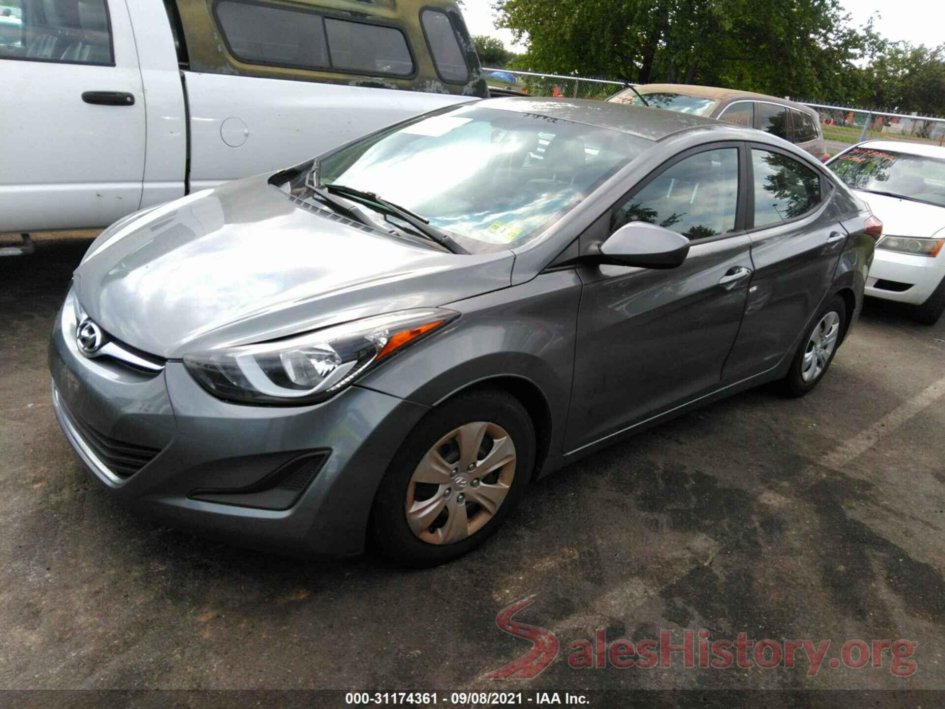 KMHDH4AE6GU638246 2016 HYUNDAI ELANTRA