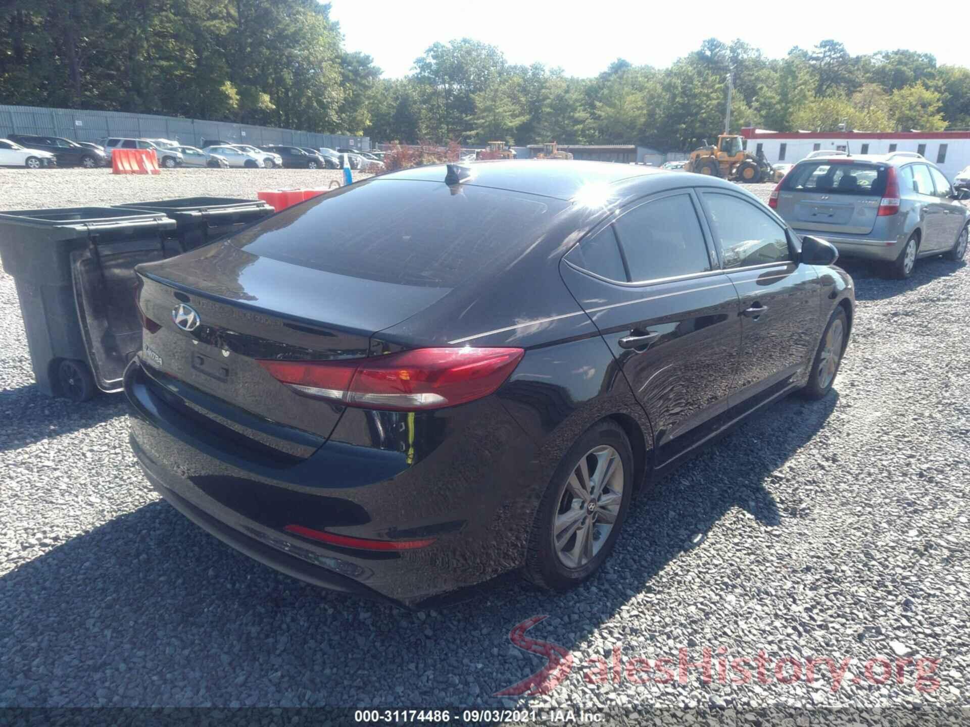 5NPD84LF5JH274283 2018 HYUNDAI ELANTRA