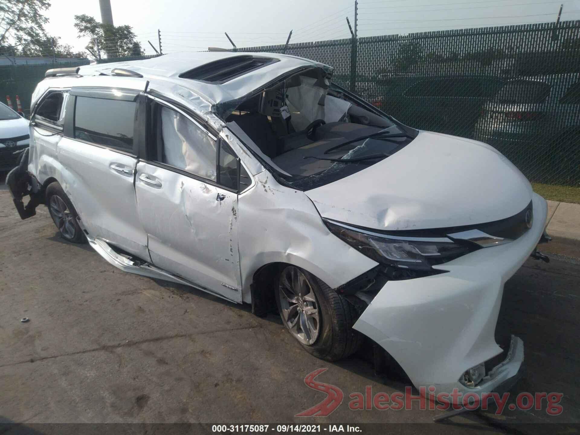 5TDJRKEC4MS009098 2021 TOYOTA SIENNA