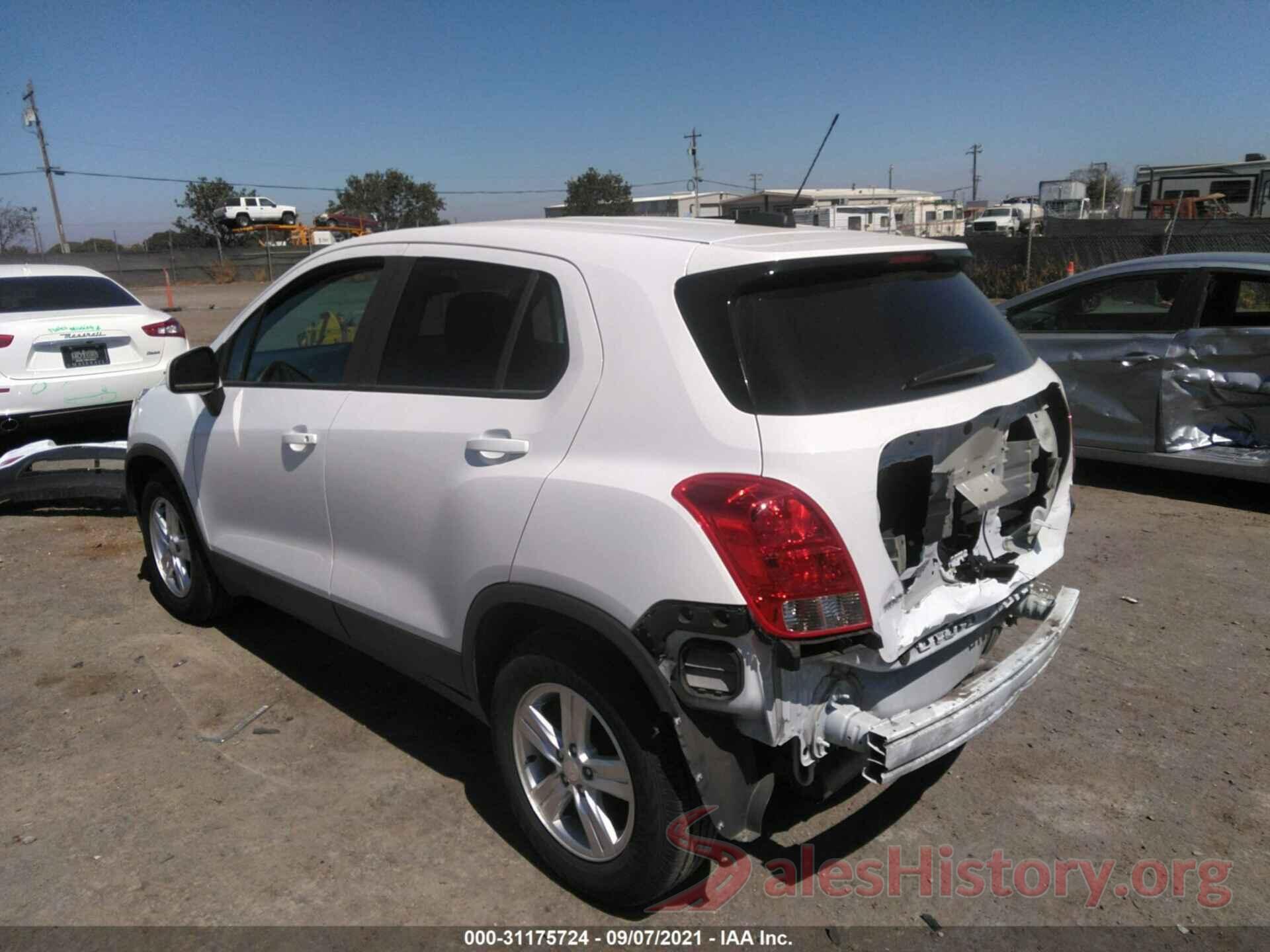 3GNCJKSB5KL193554 2019 CHEVROLET TRAX