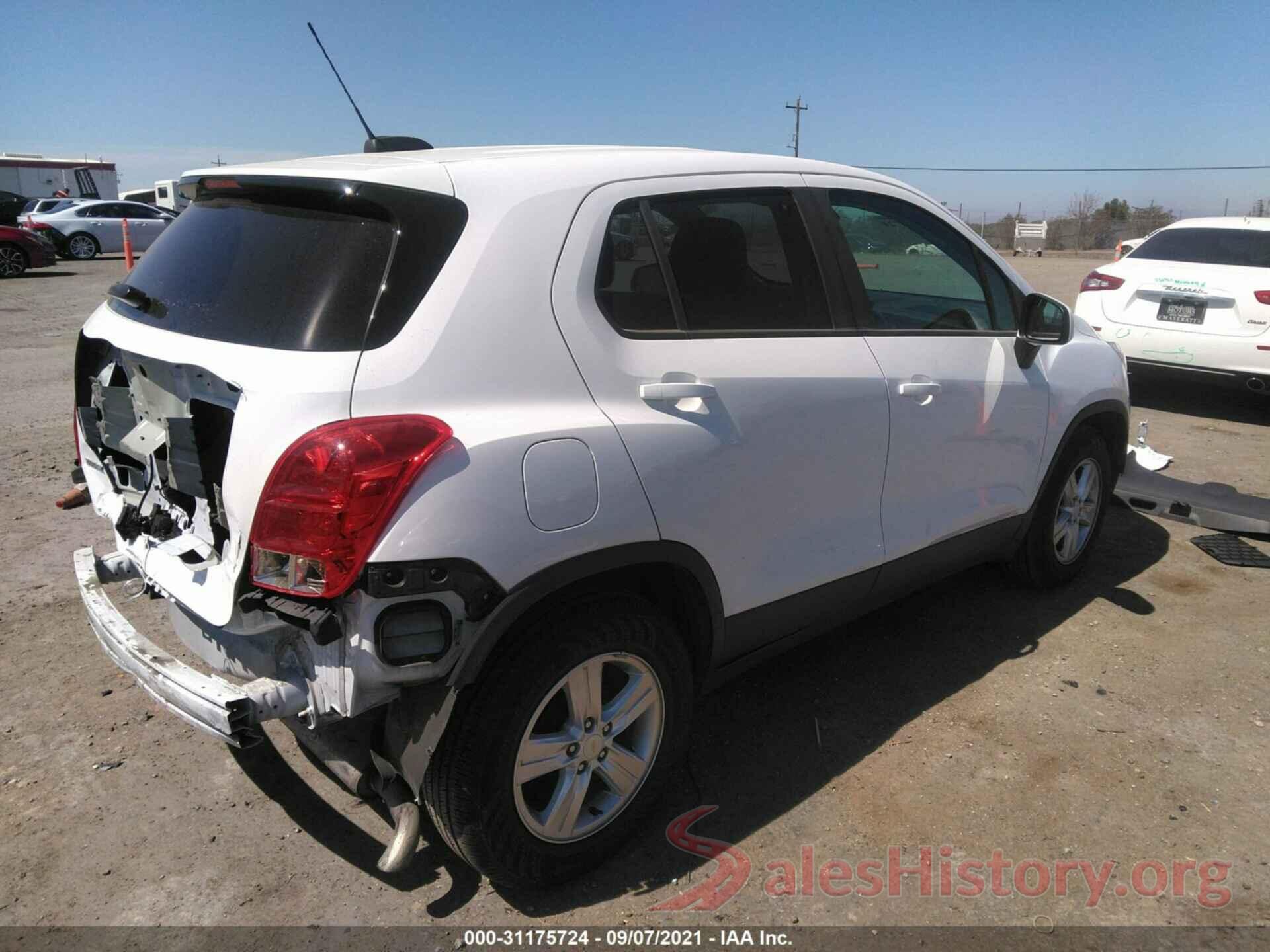 3GNCJKSB5KL193554 2019 CHEVROLET TRAX