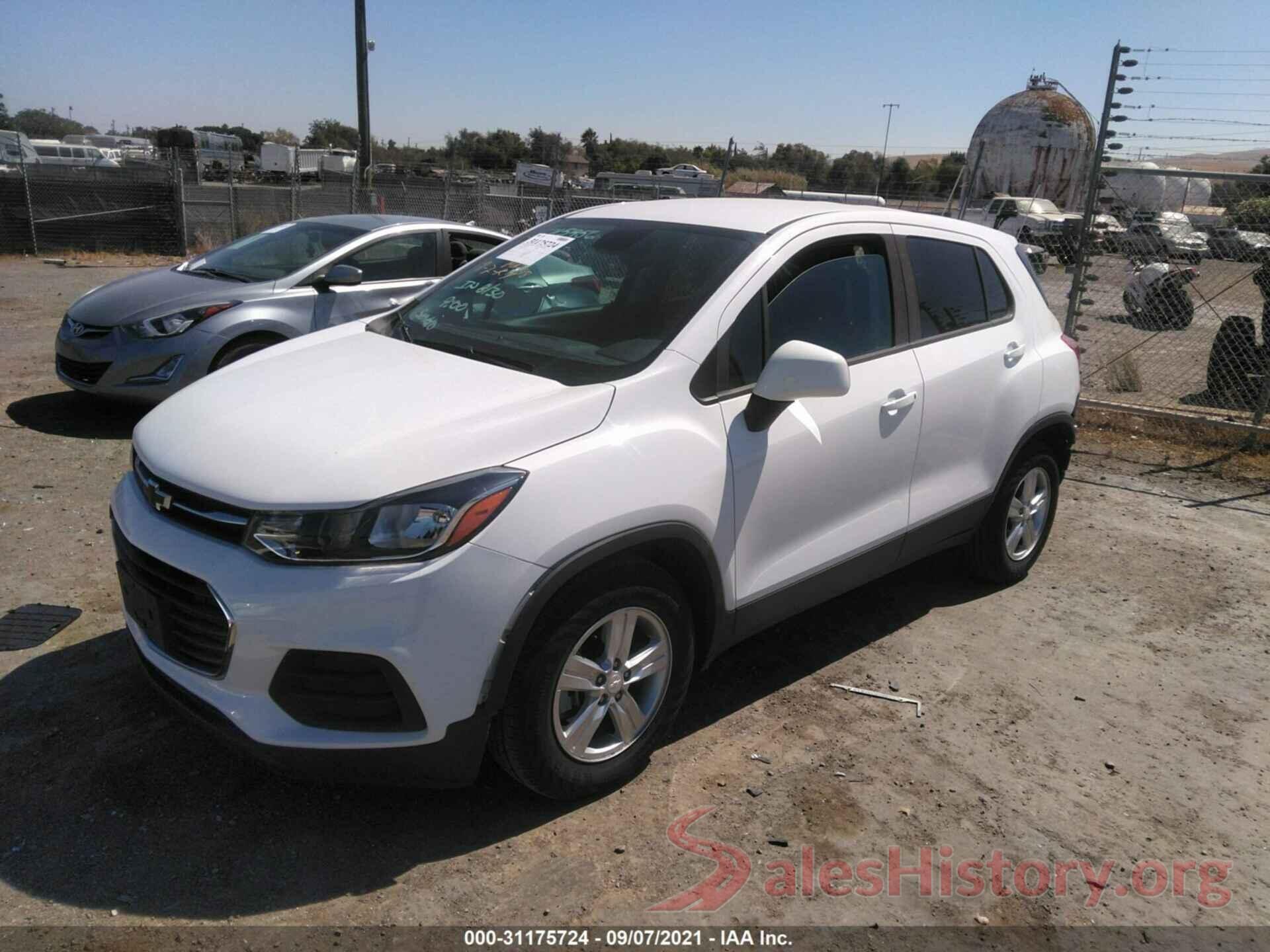 3GNCJKSB5KL193554 2019 CHEVROLET TRAX