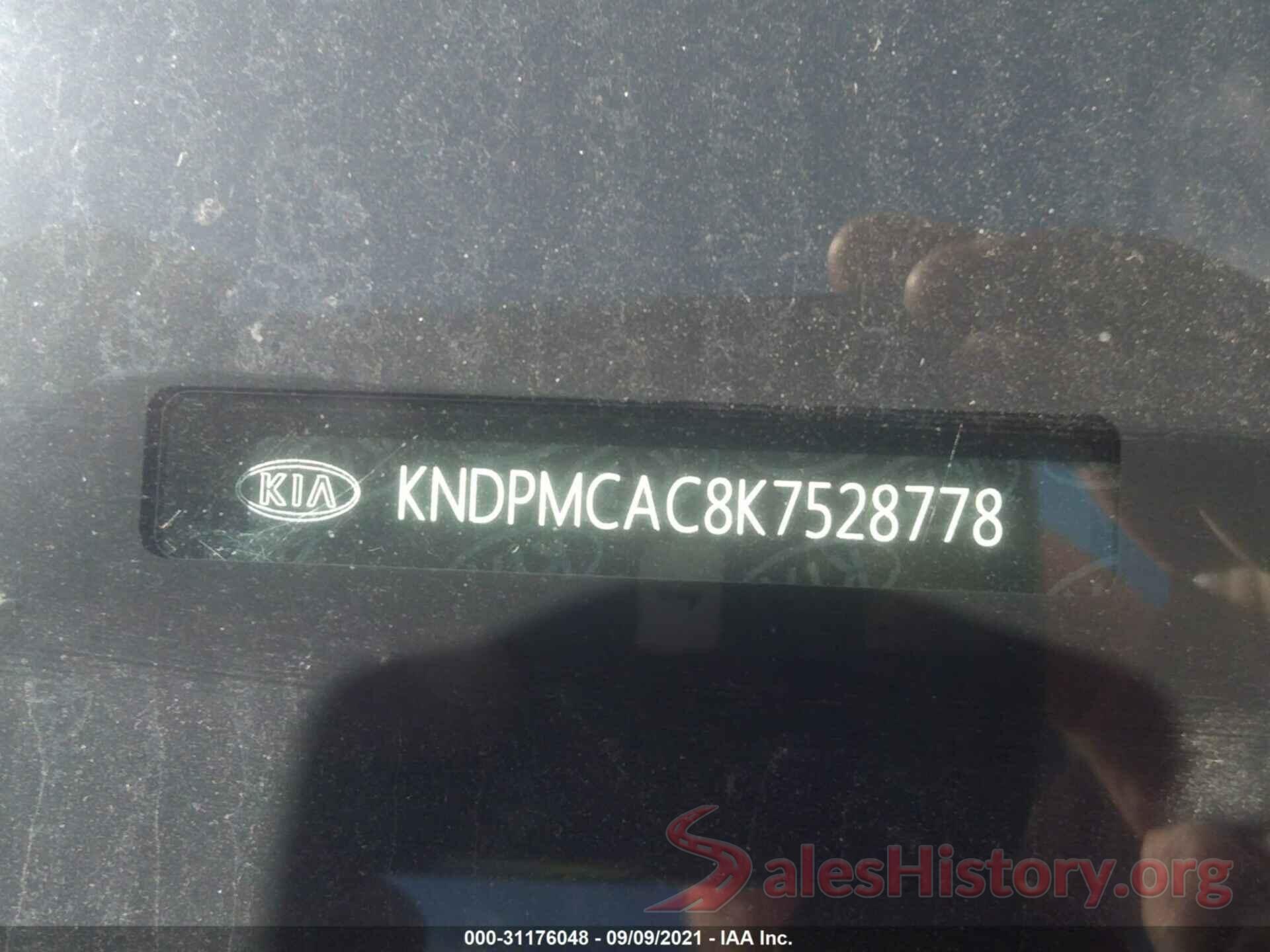 KNDPMCAC8K7528778 2019 KIA SPORTAGE