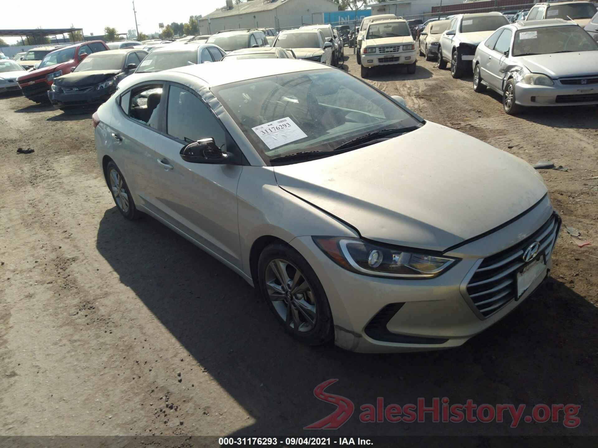 KMHD84LF9HU136208 2017 HYUNDAI ELANTRA