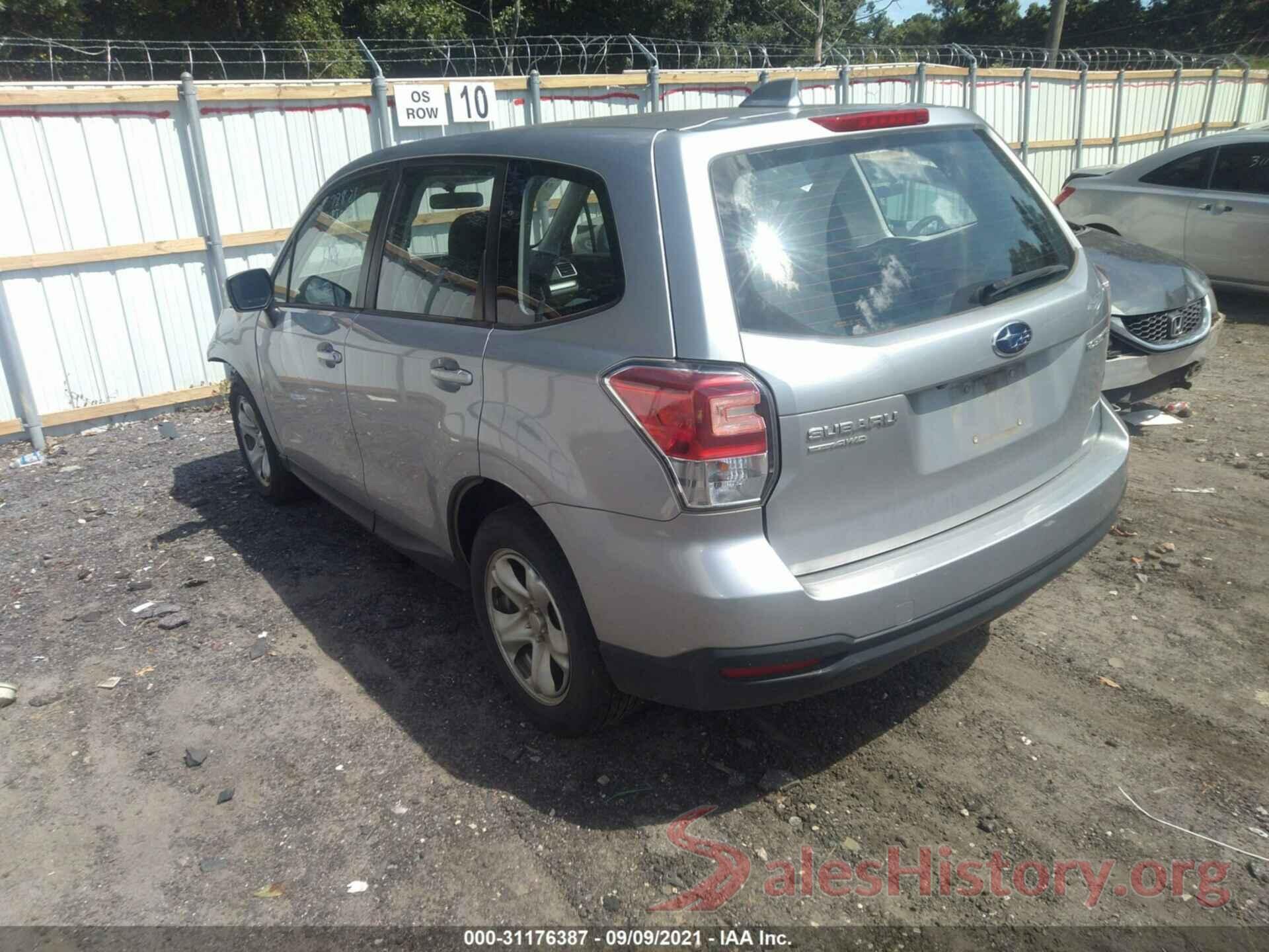 JF2SJAAC7JH597284 2018 SUBARU FORESTER