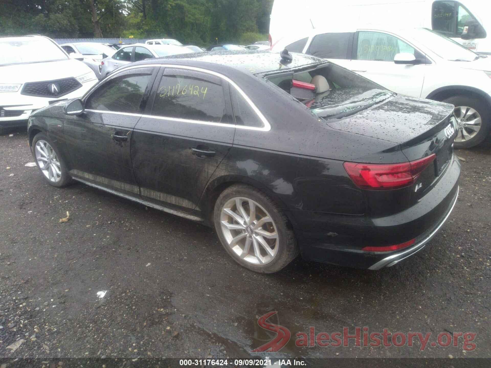 WAUDNAF40KA033366 2019 AUDI A4