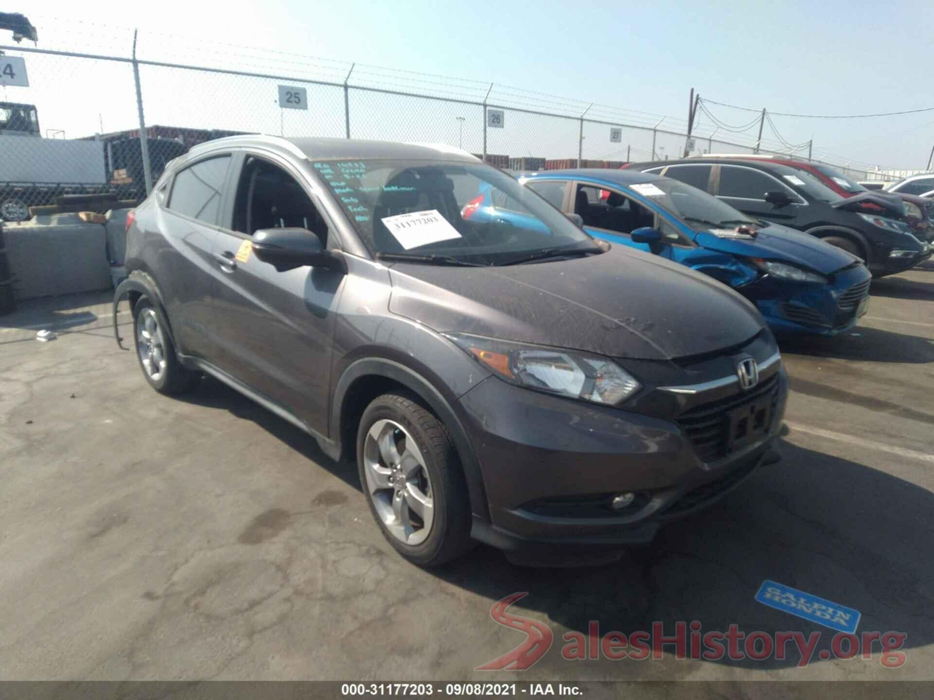 3CZRU6H72GM760285 2016 HONDA HR-V