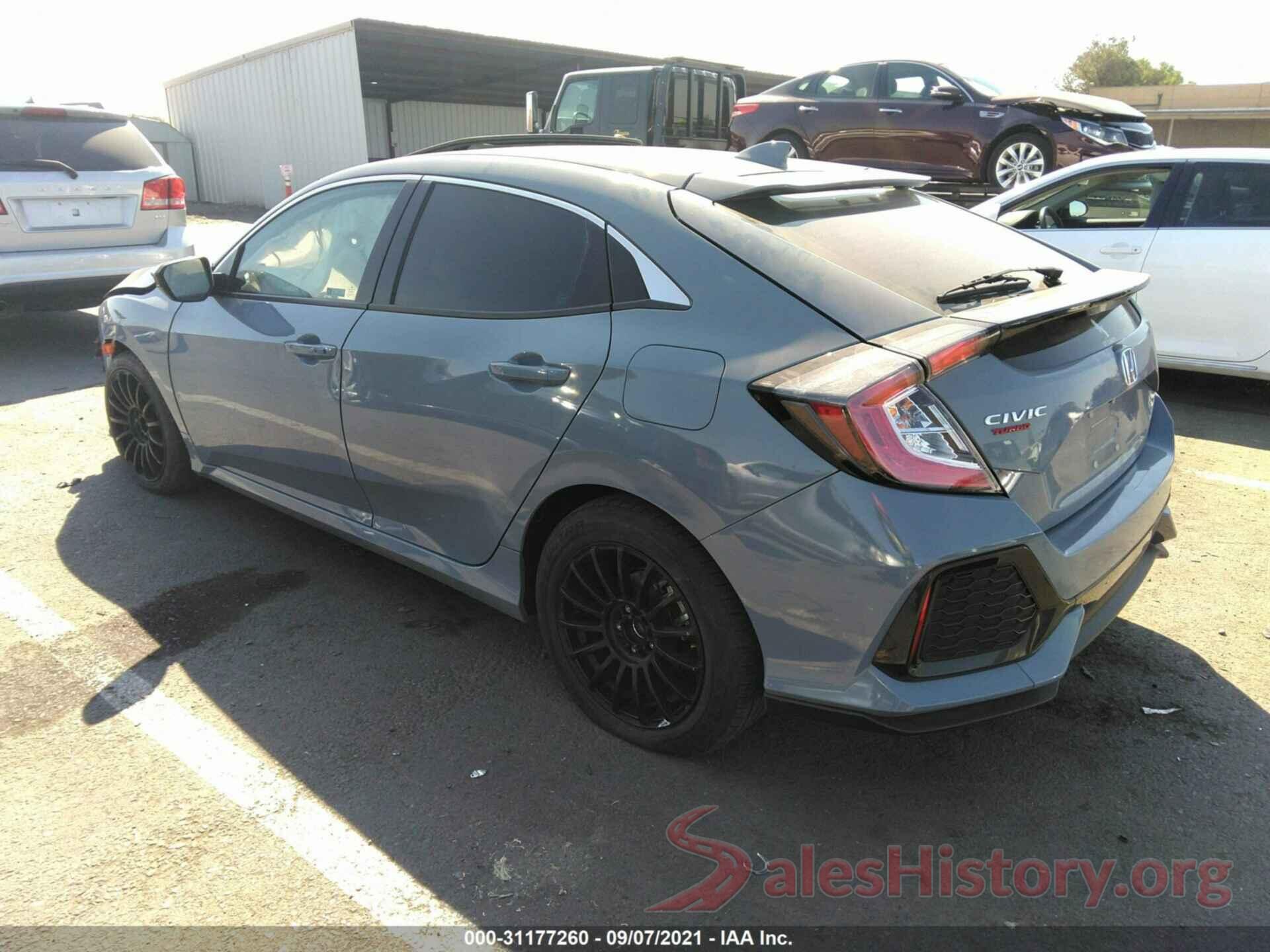 SHHFK7H5XJU428818 2018 HONDA CIVIC HATCHBACK