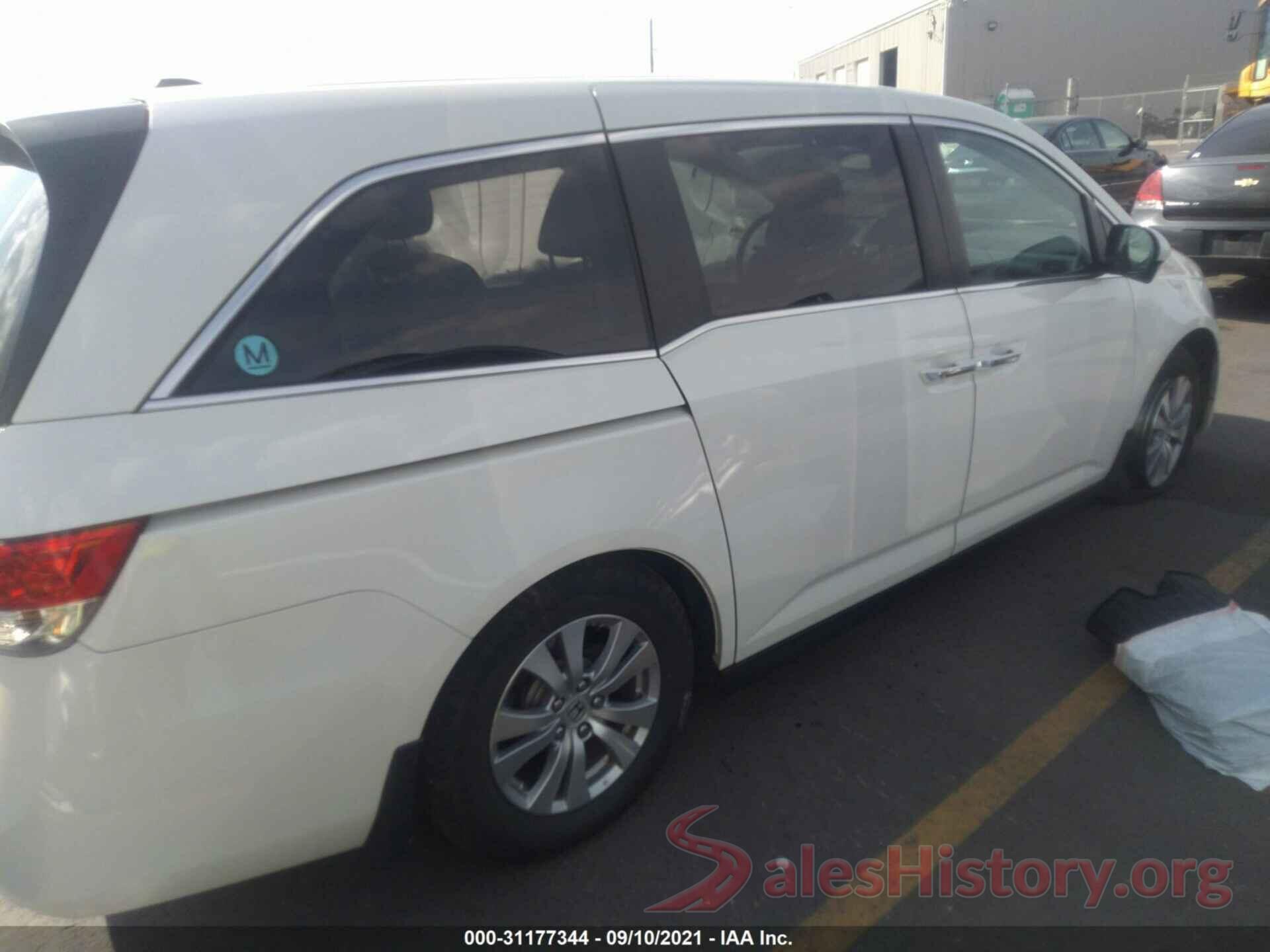 5FNRL5H63GB095976 2016 HONDA ODYSSEY