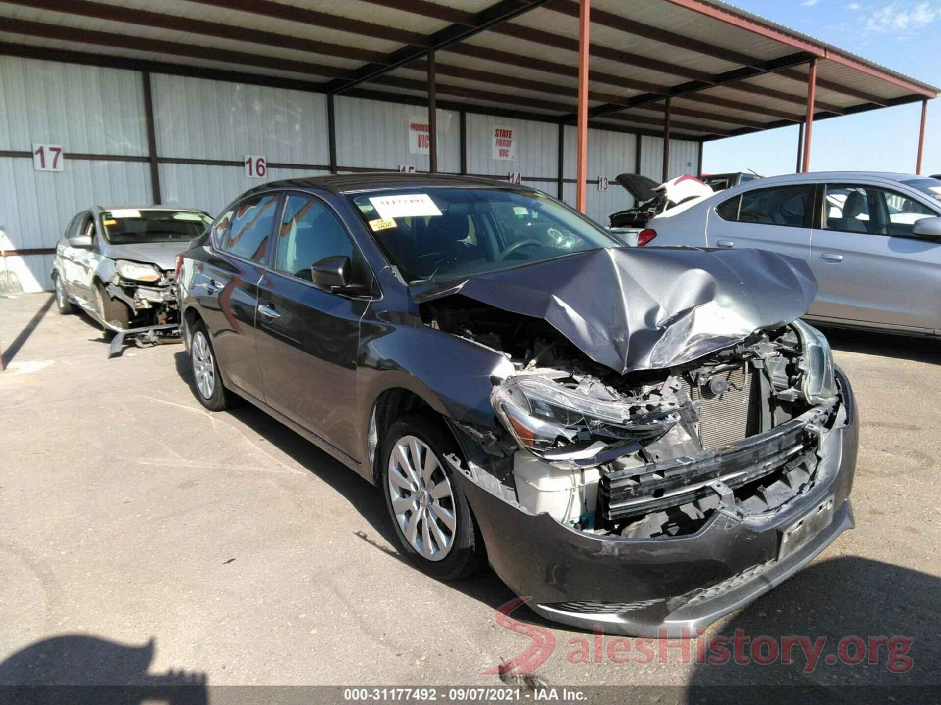 3N1AB7AP2KY431082 2019 NISSAN SENTRA