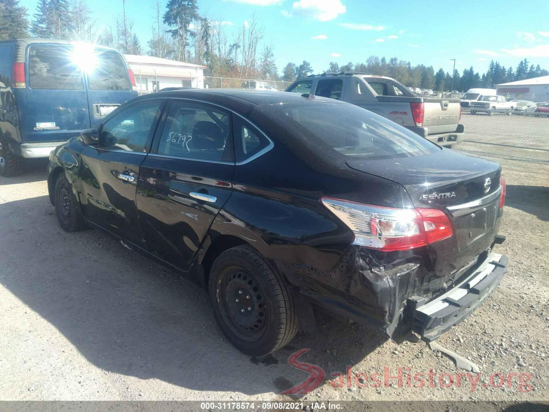 3N1AB7AP9GY265604 2016 NISSAN SENTRA