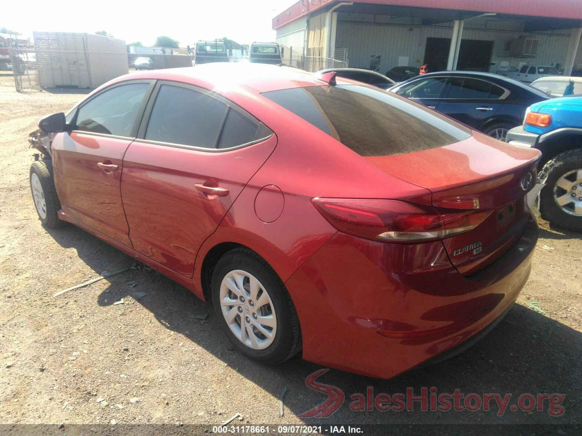 5NPD74LF1HH165588 2017 HYUNDAI ELANTRA