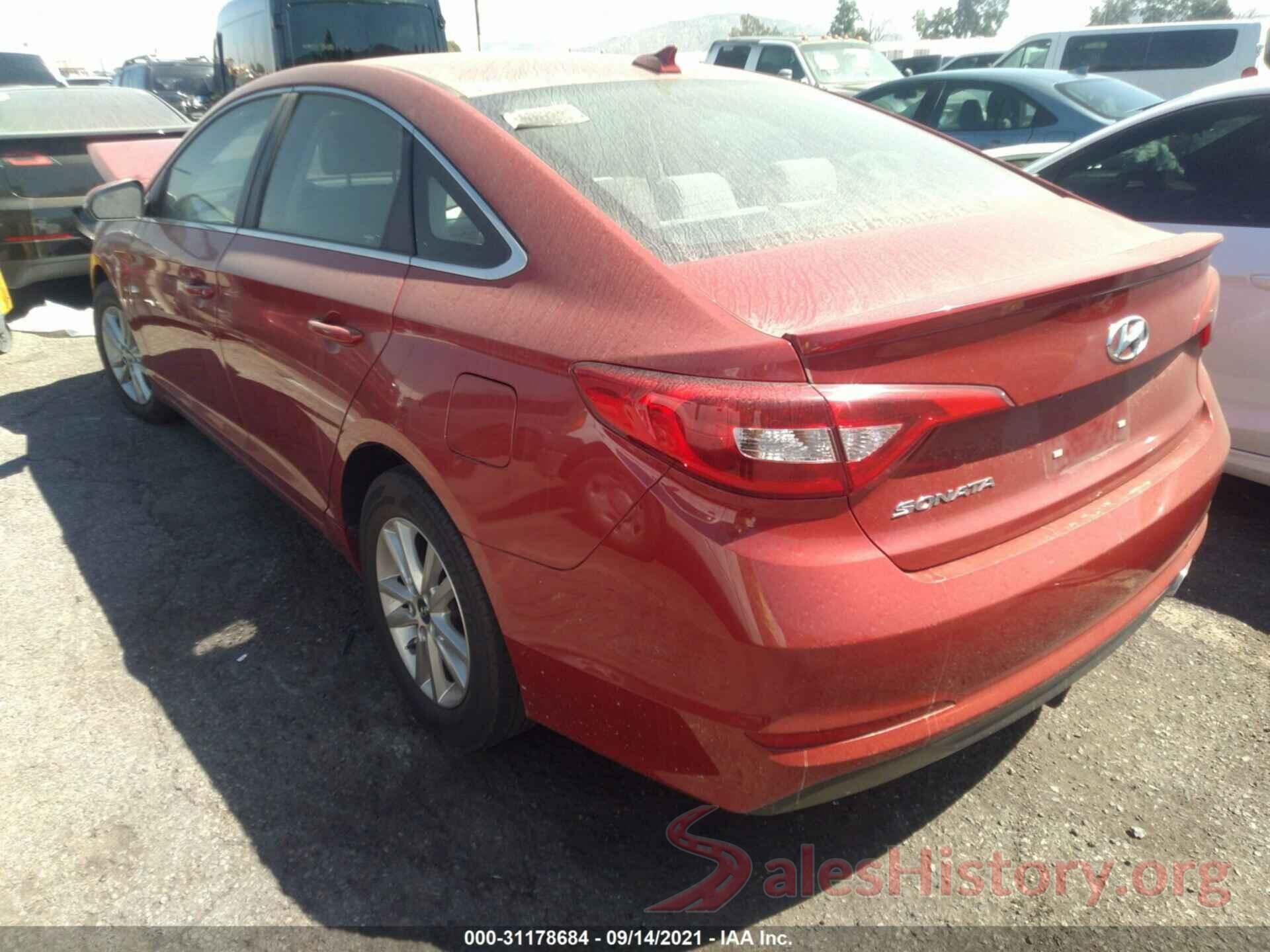 5NPE24AF9HH534624 2017 HYUNDAI SONATA