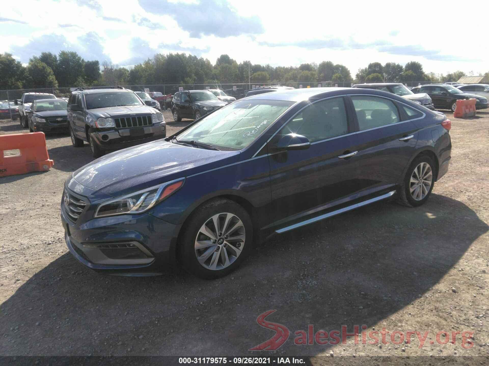 5NPE34AFXHH463852 2017 HYUNDAI SONATA