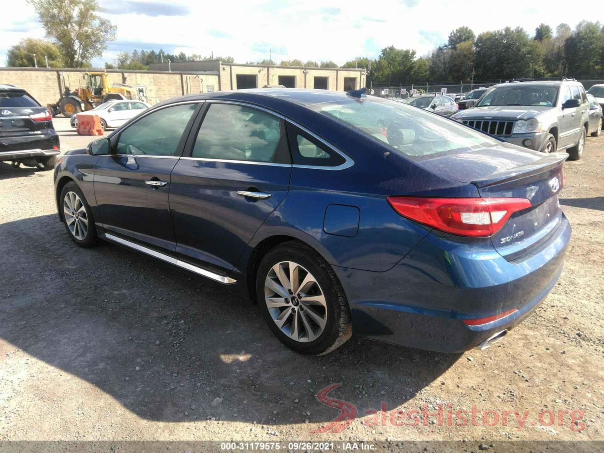 5NPE34AFXHH463852 2017 HYUNDAI SONATA