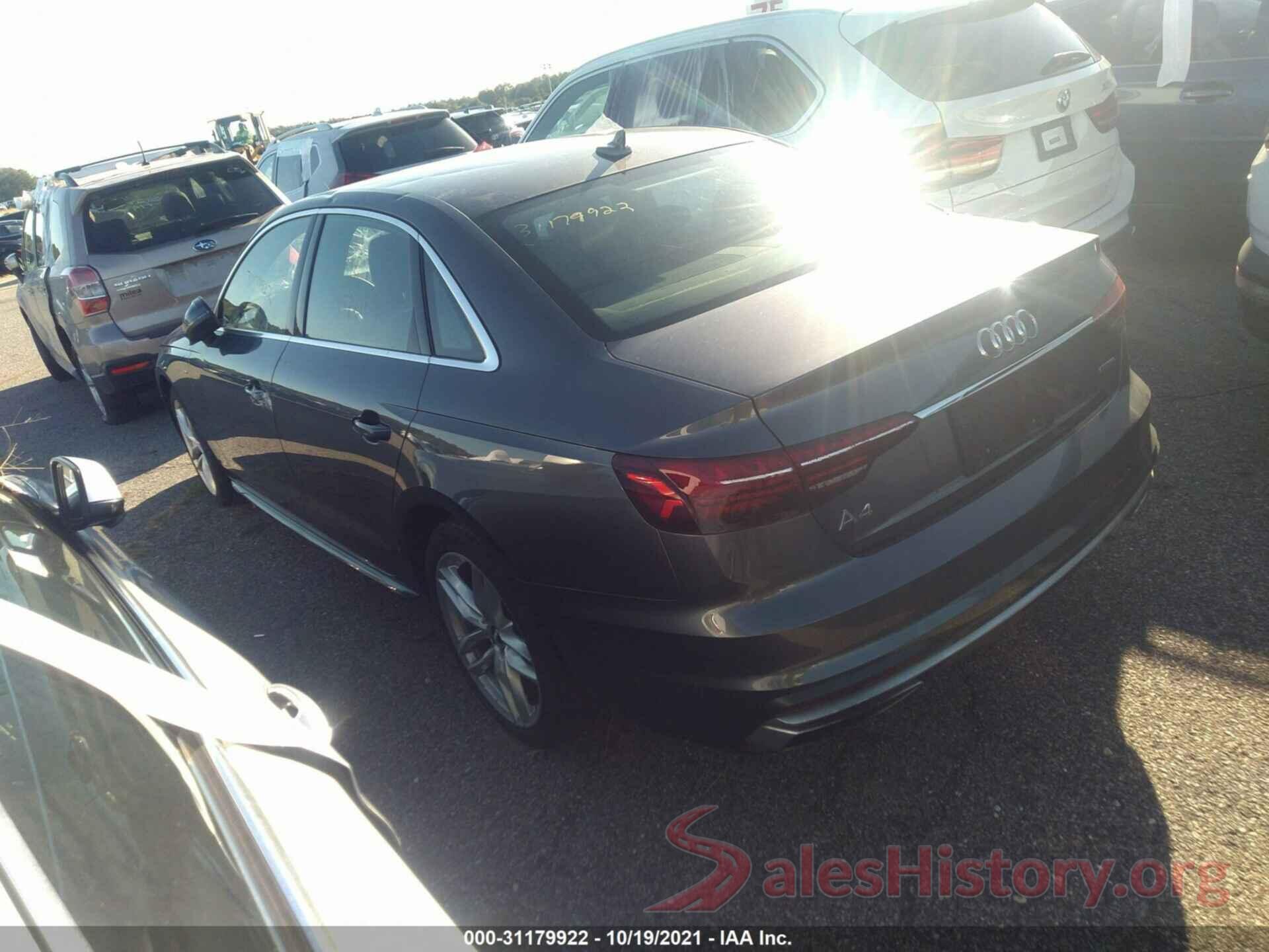 WAUDNAF45LA046518 2020 AUDI A4