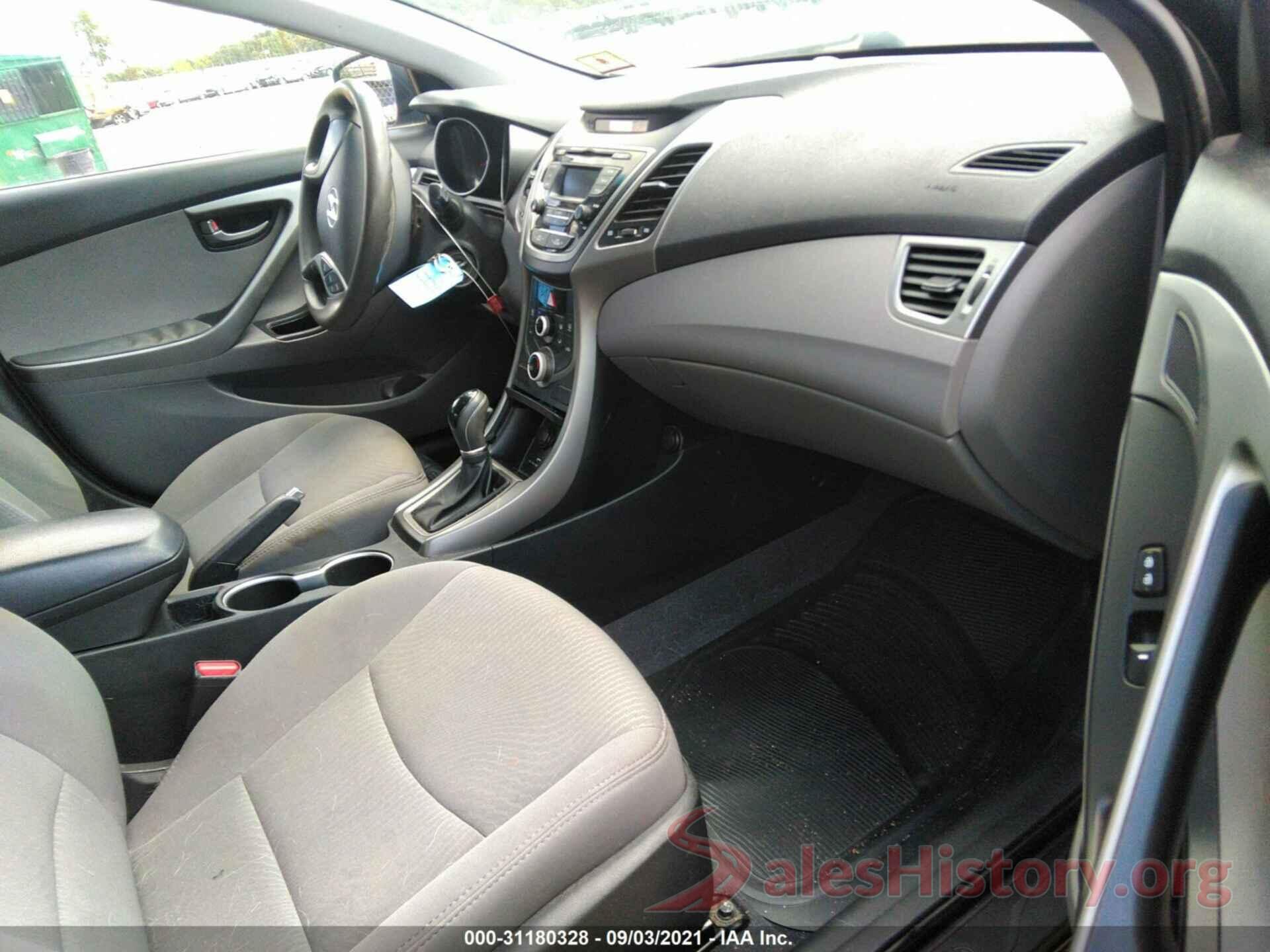 5NPDH4AEXGH669532 2016 HYUNDAI ELANTRA