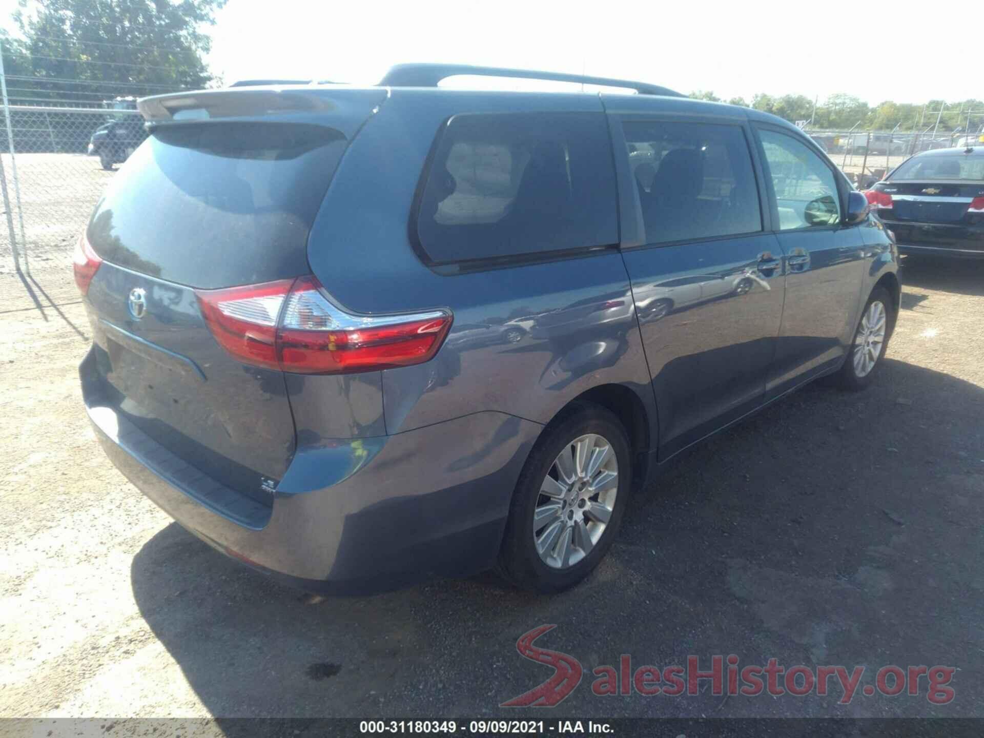 5TDJK3DC2GS129076 2016 TOYOTA SIENNA