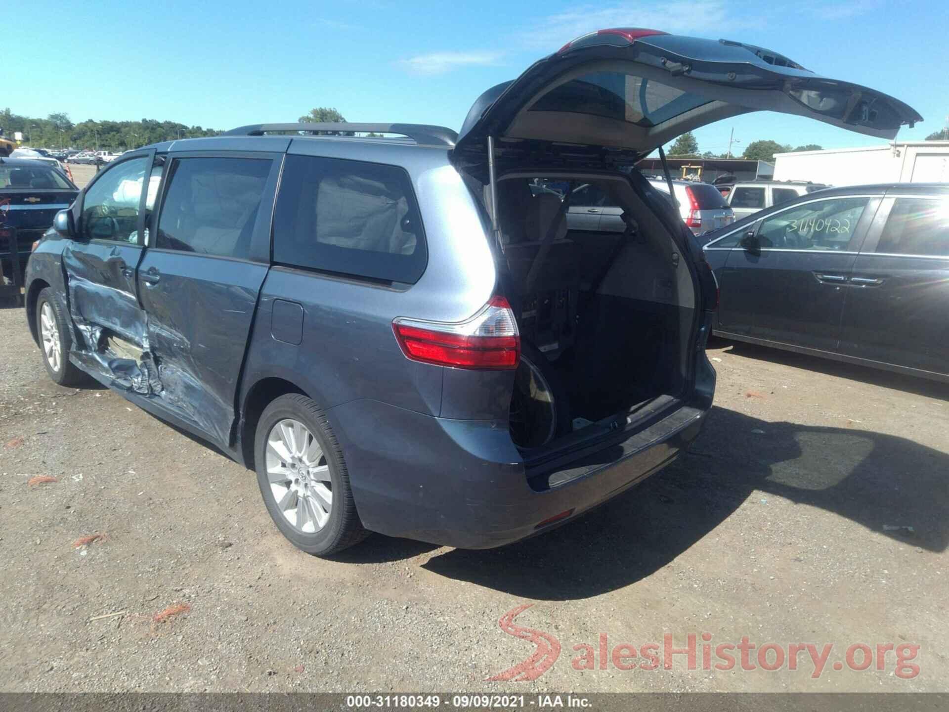 5TDJK3DC2GS129076 2016 TOYOTA SIENNA