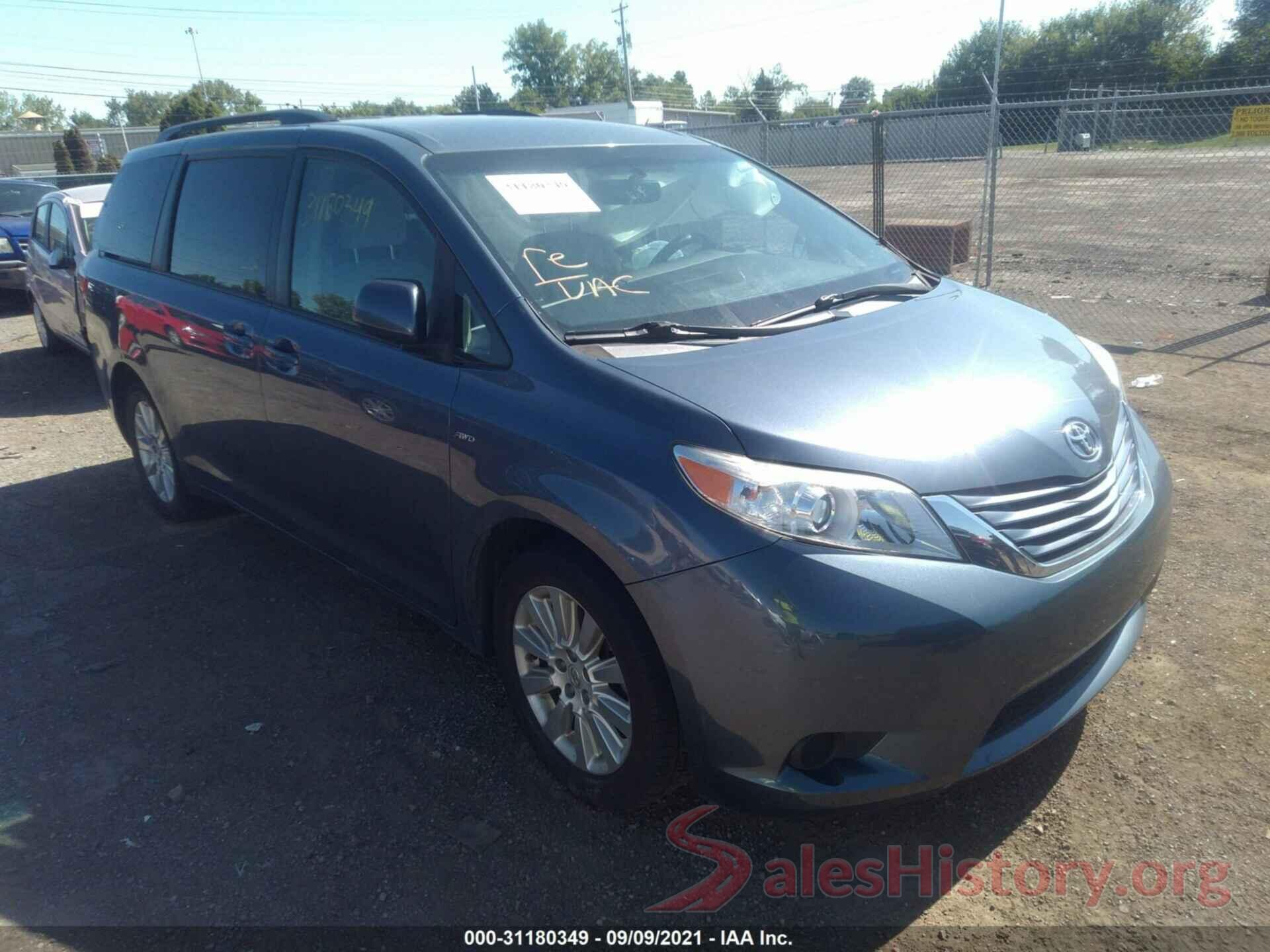 5TDJK3DC2GS129076 2016 TOYOTA SIENNA