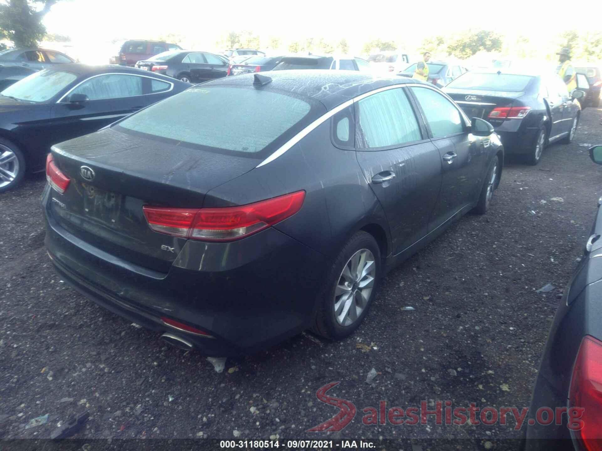 5XXGU4L35GG010287 2016 KIA OPTIMA