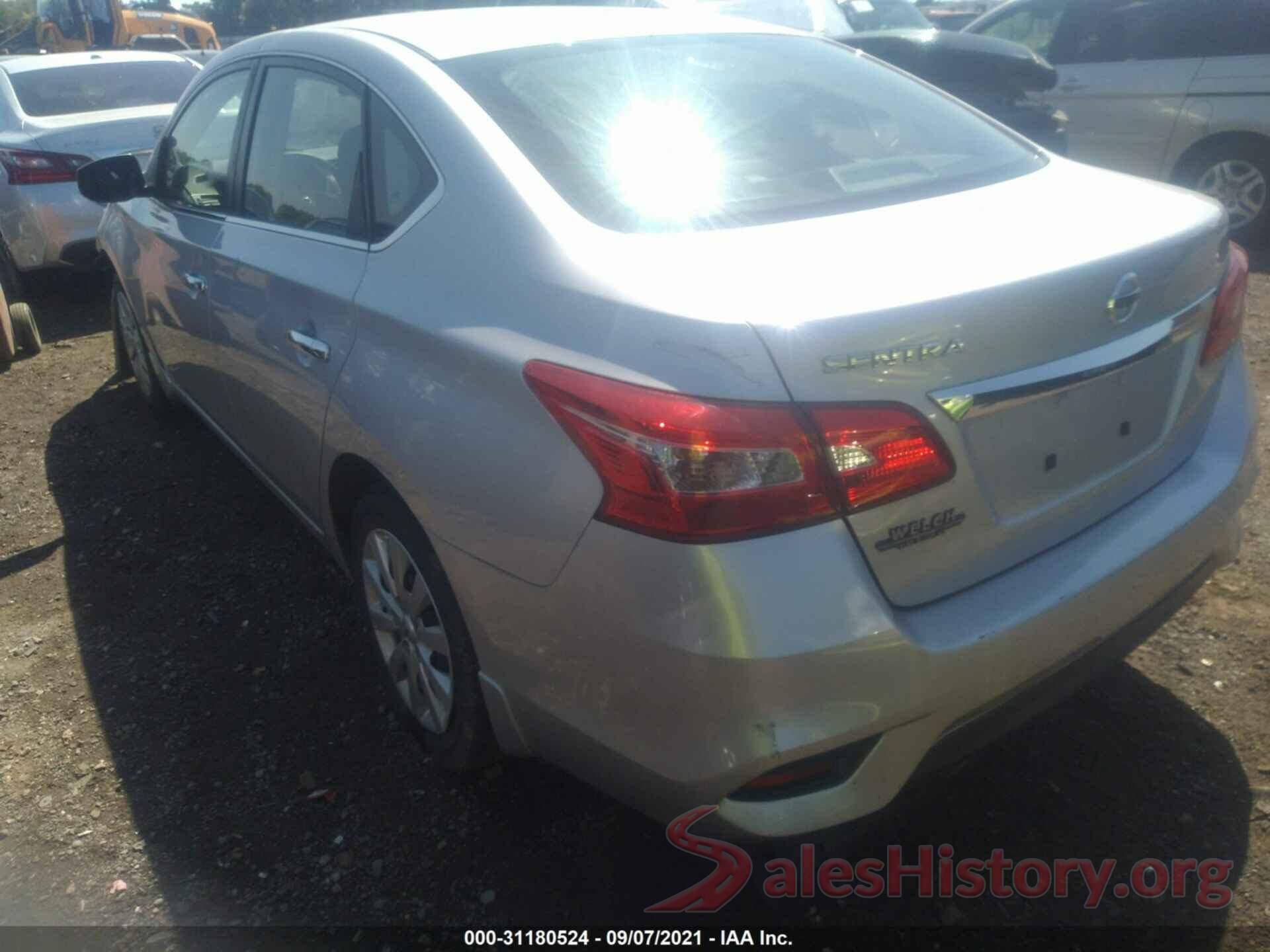 3N1AB7AP8GY307812 2016 NISSAN SENTRA