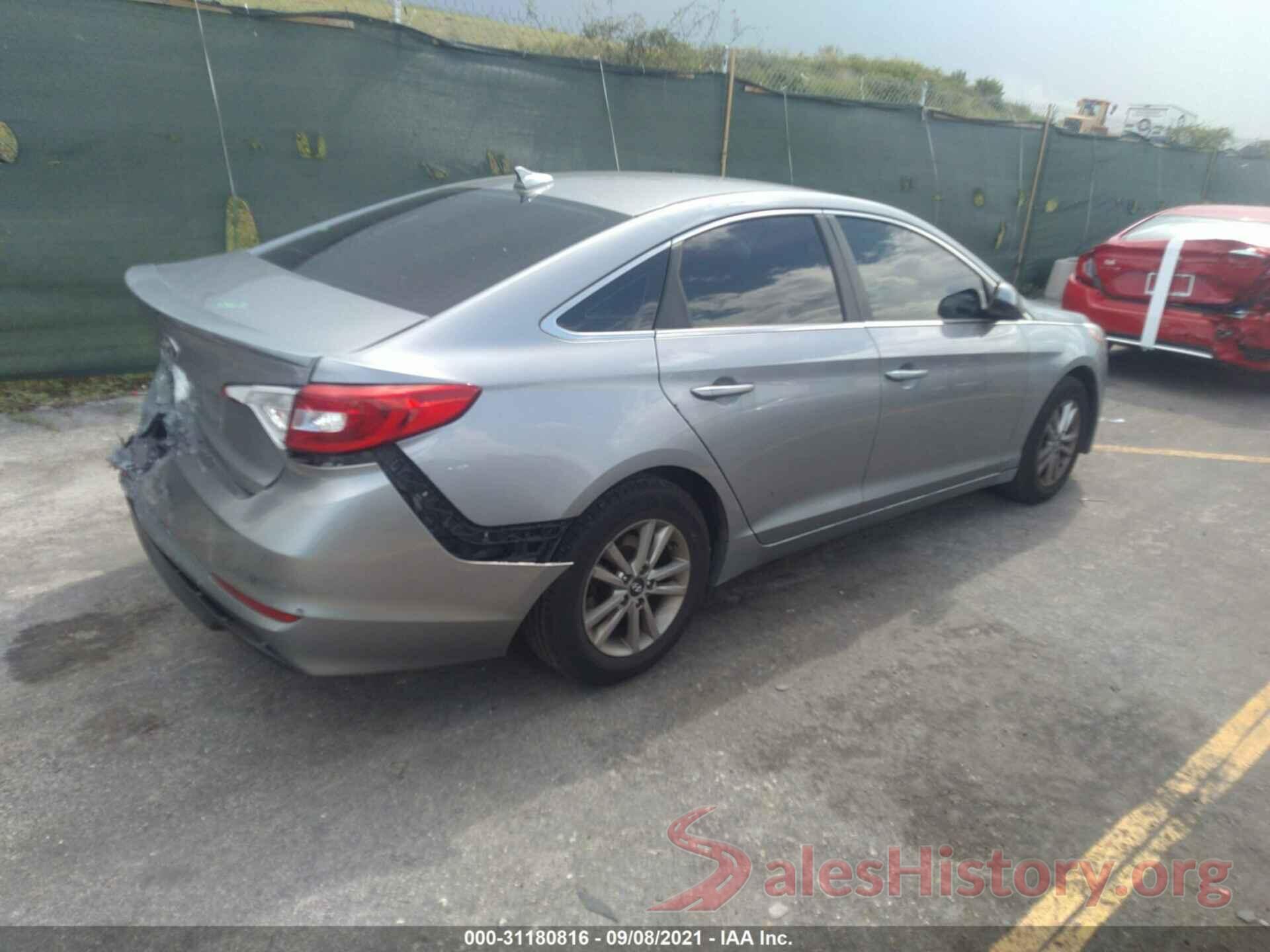 5NPE24AF4GH428998 2016 HYUNDAI SONATA