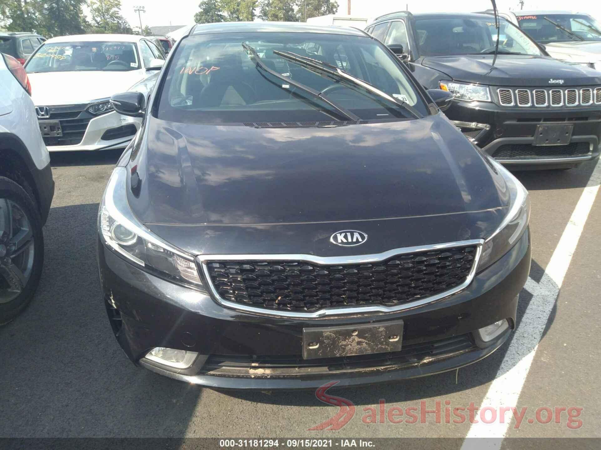 3KPFL4A8XJE247242 2018 KIA FORTE