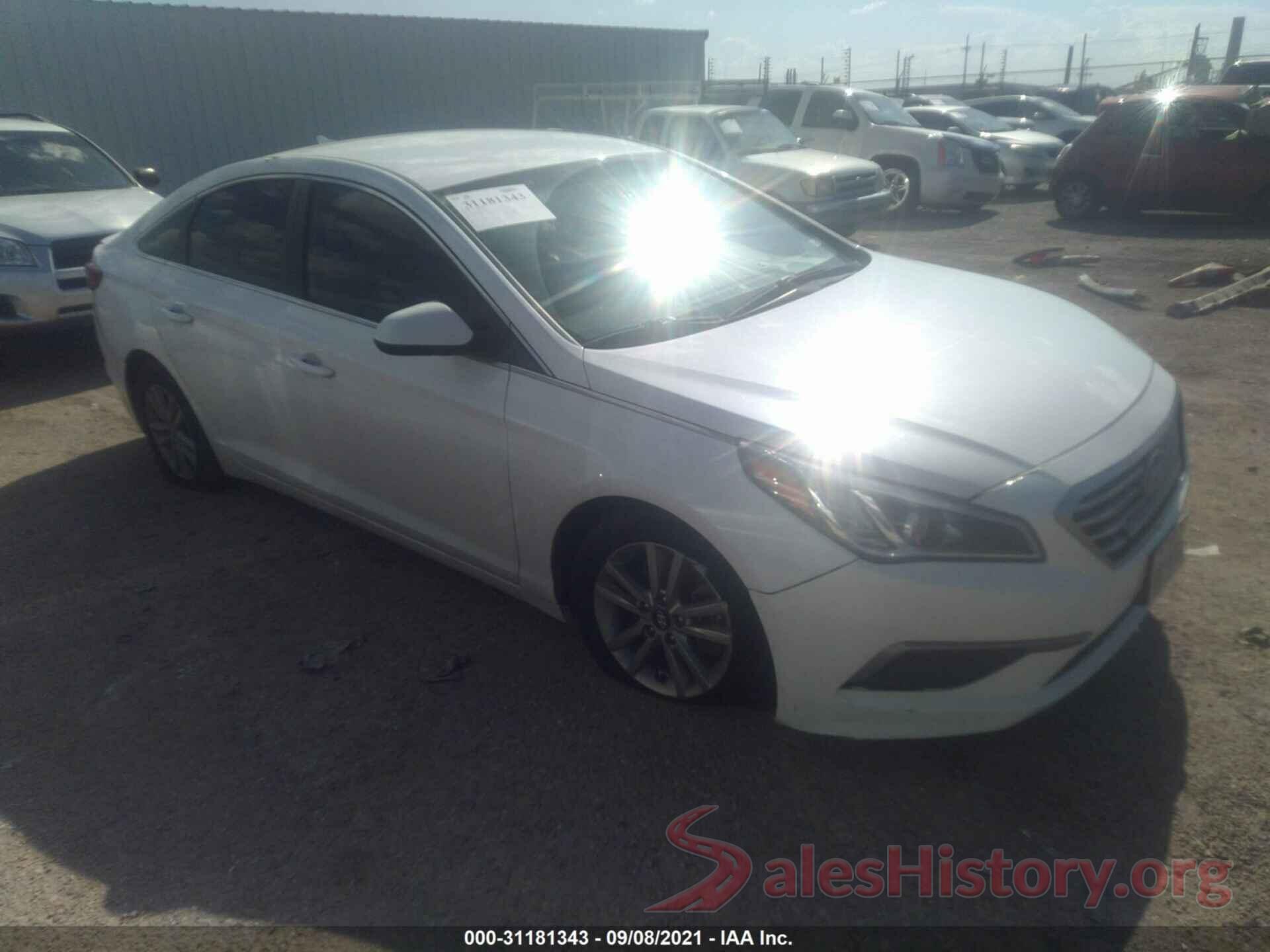 5NPE24AF4GH406130 2016 HYUNDAI SONATA