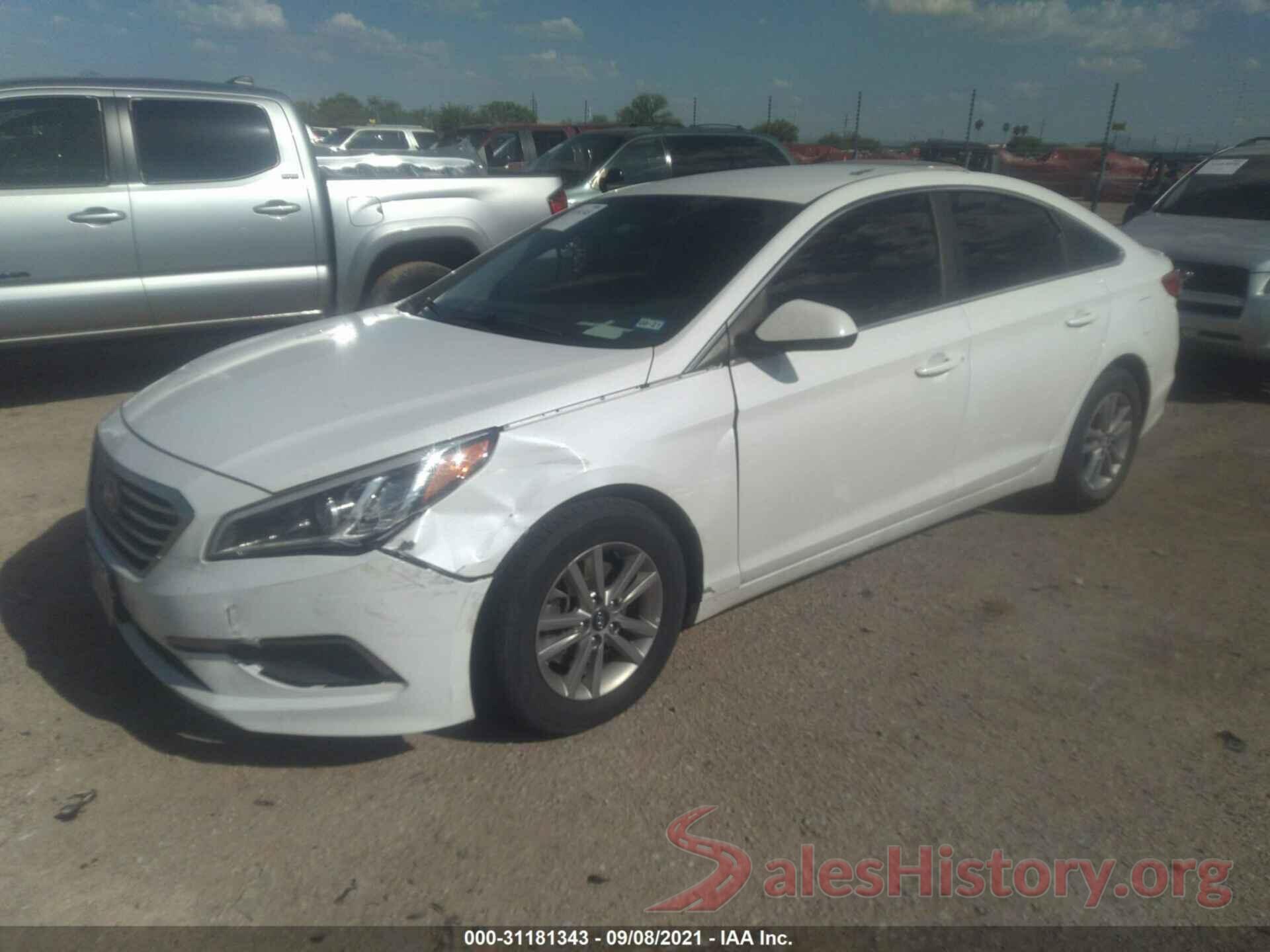 5NPE24AF4GH406130 2016 HYUNDAI SONATA