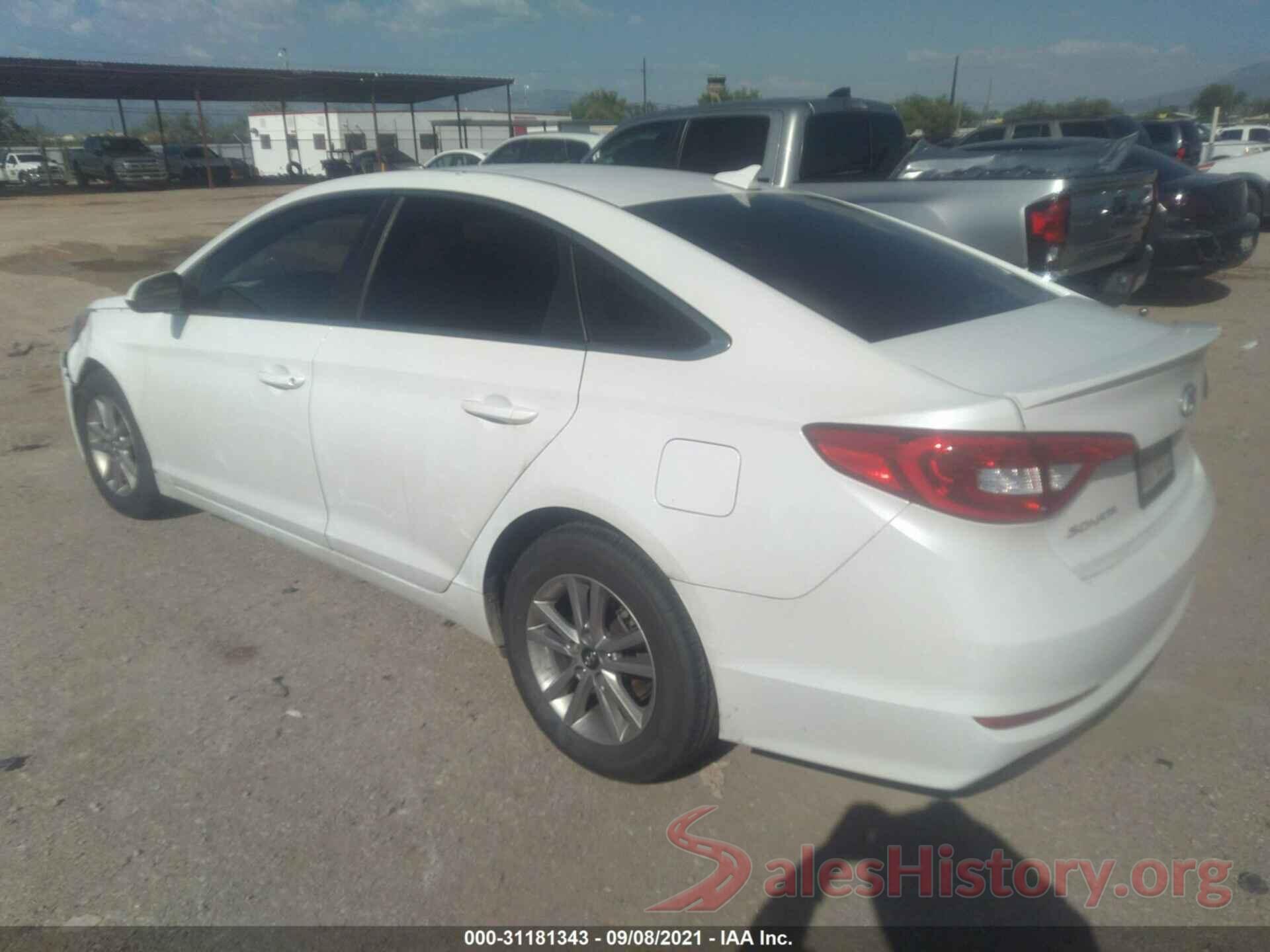 5NPE24AF4GH406130 2016 HYUNDAI SONATA