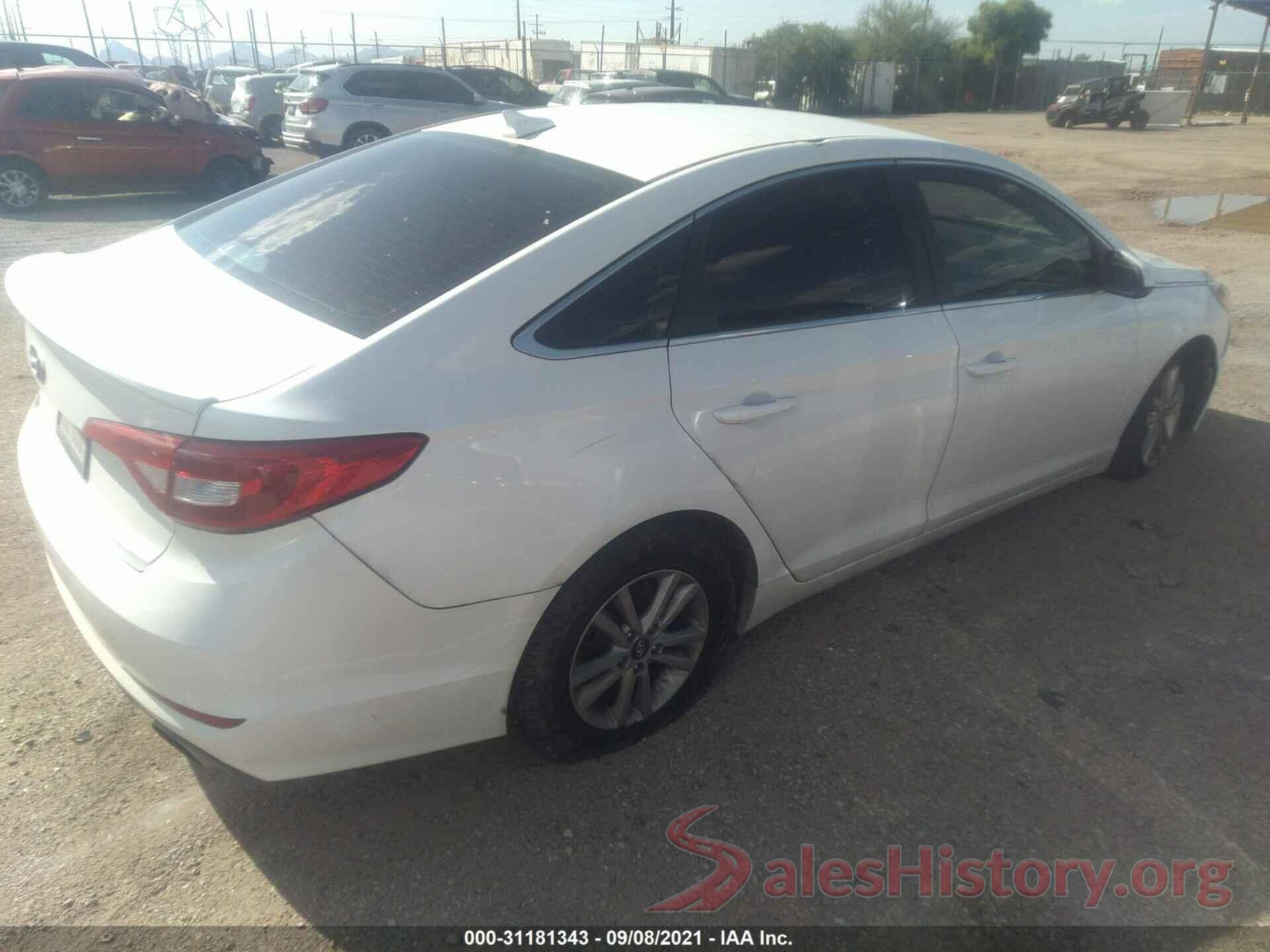 5NPE24AF4GH406130 2016 HYUNDAI SONATA