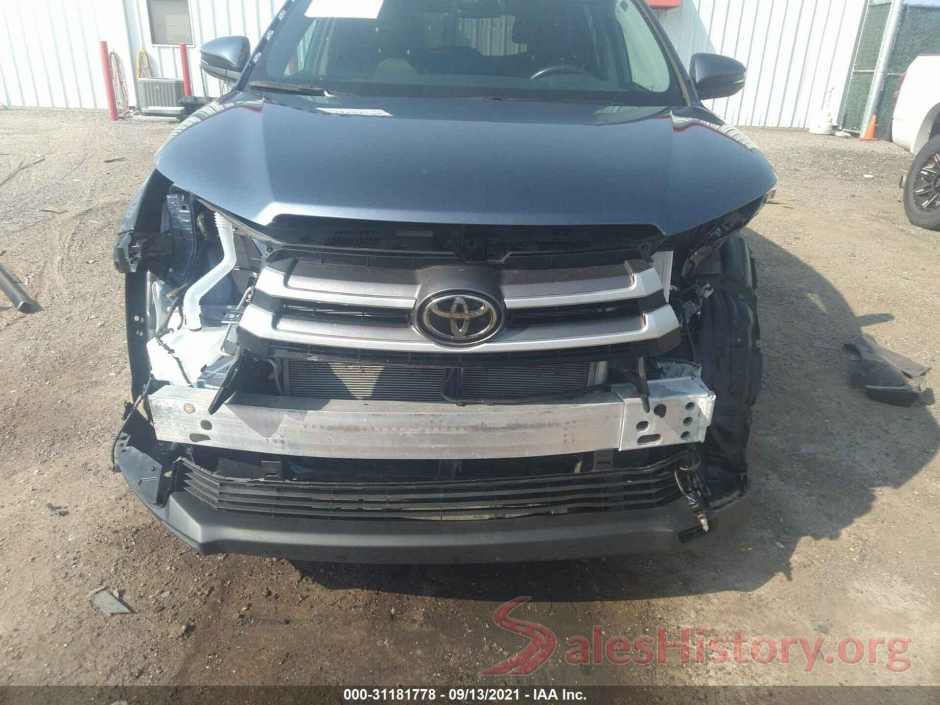 5TDJZRFHXKS747357 2019 TOYOTA HIGHLANDER