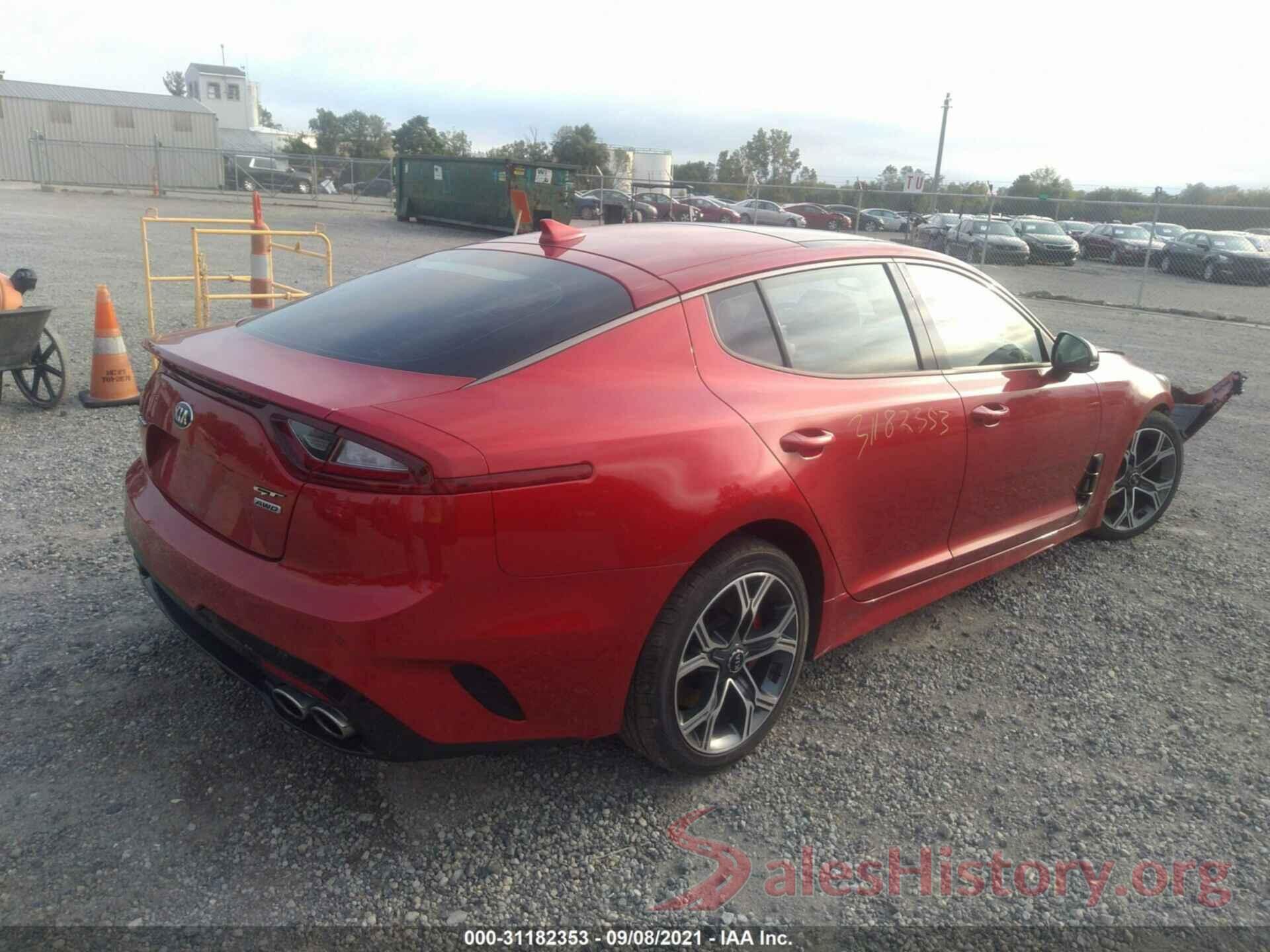 KNAE55LC6J6019335 2018 KIA STINGER