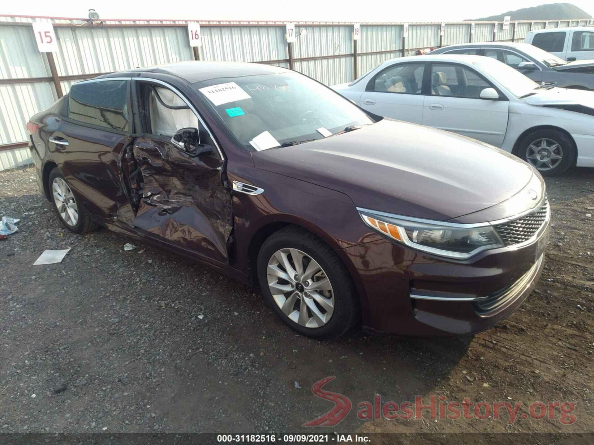 5XXGT4L35GG059587 2016 KIA OPTIMA